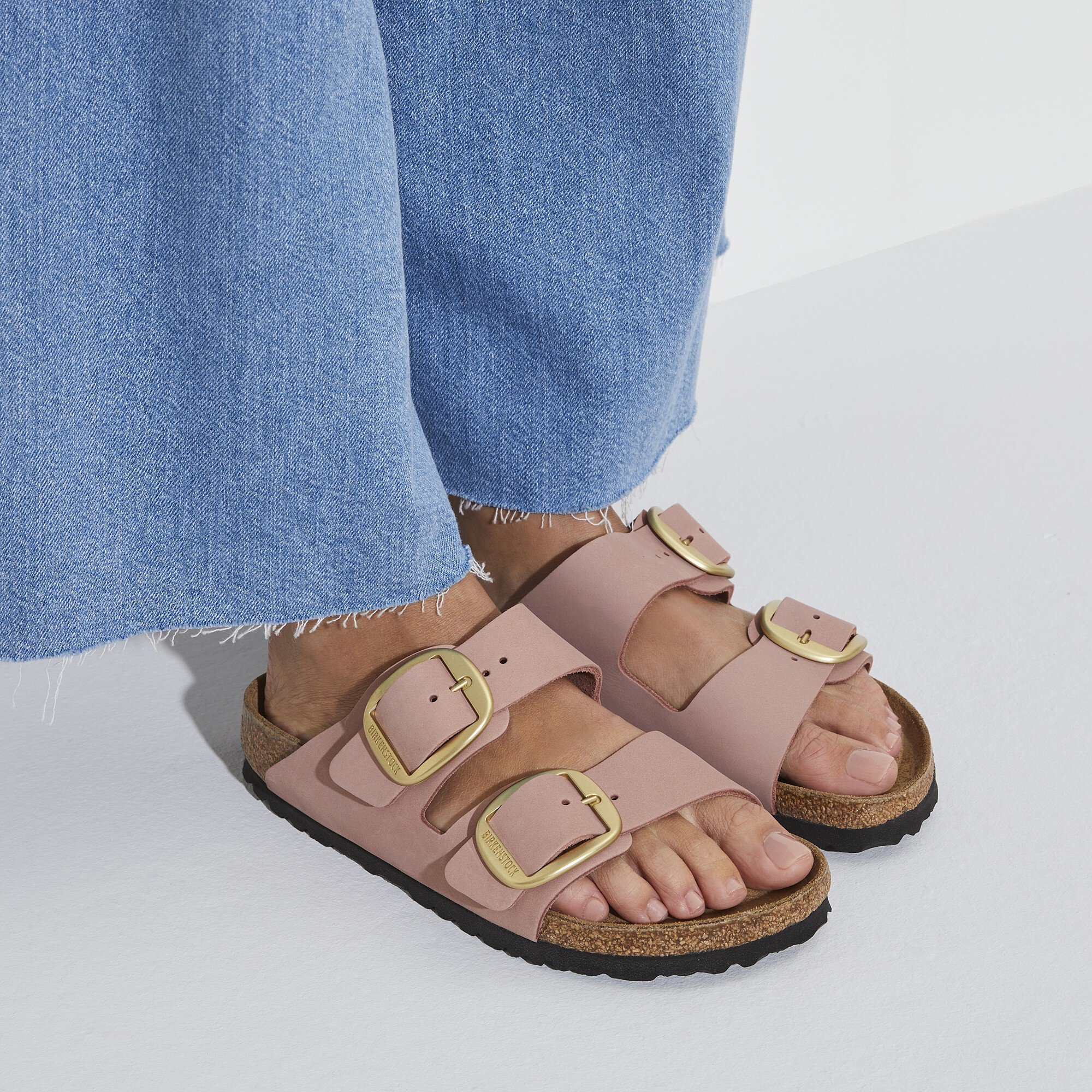 Arizona Buckle Nubuck Old Rose | BIRKENSTOCK