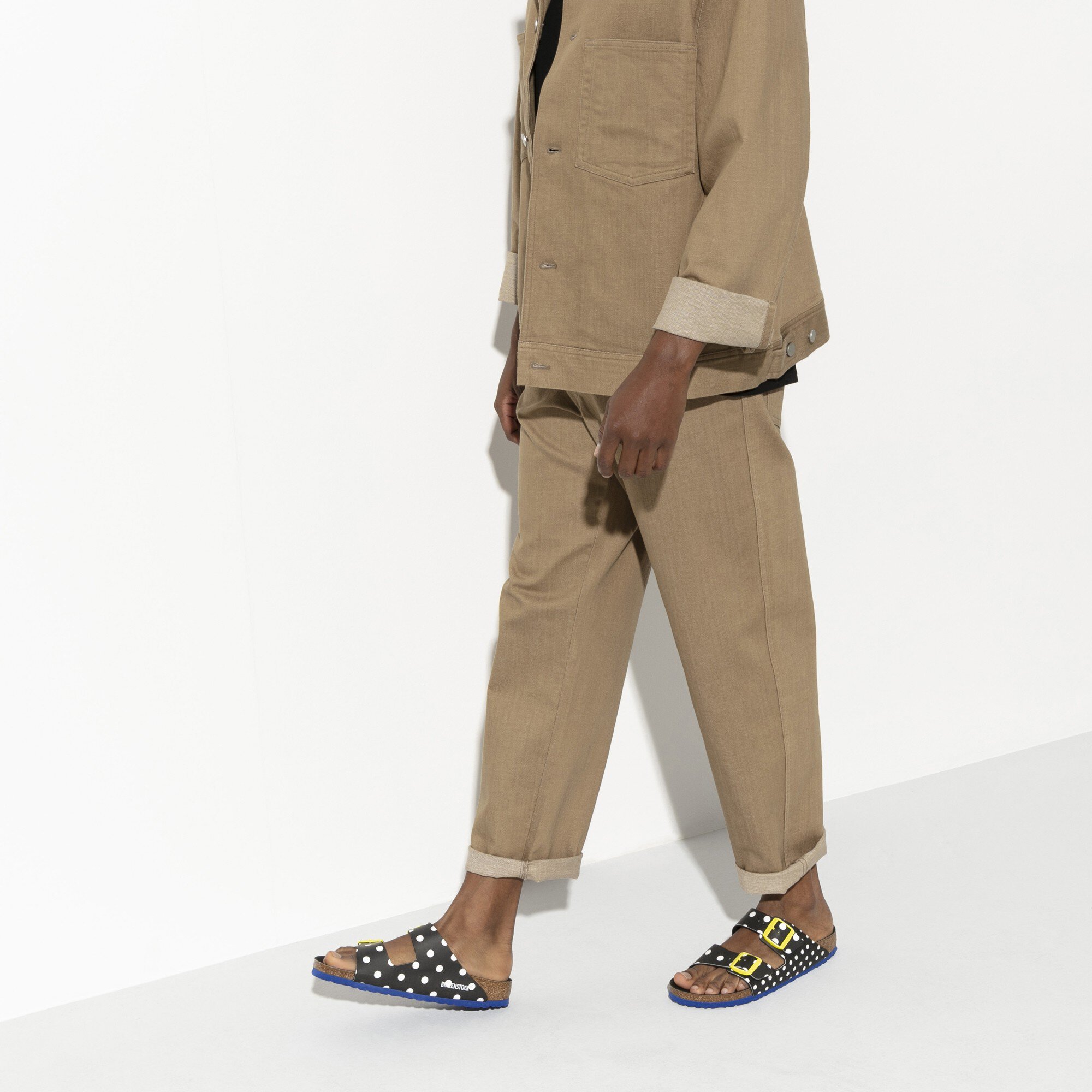 birkenstock arizona black and white