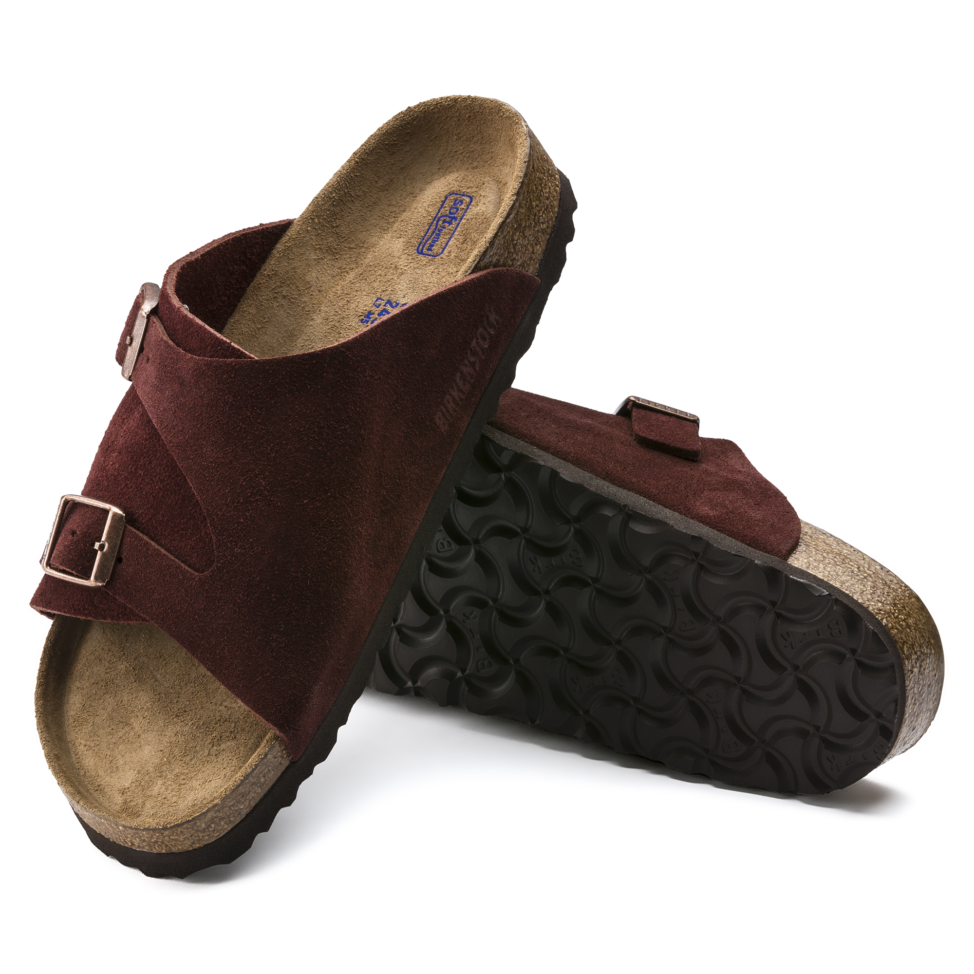 Zürich Suede Leather Soft Footbed Port