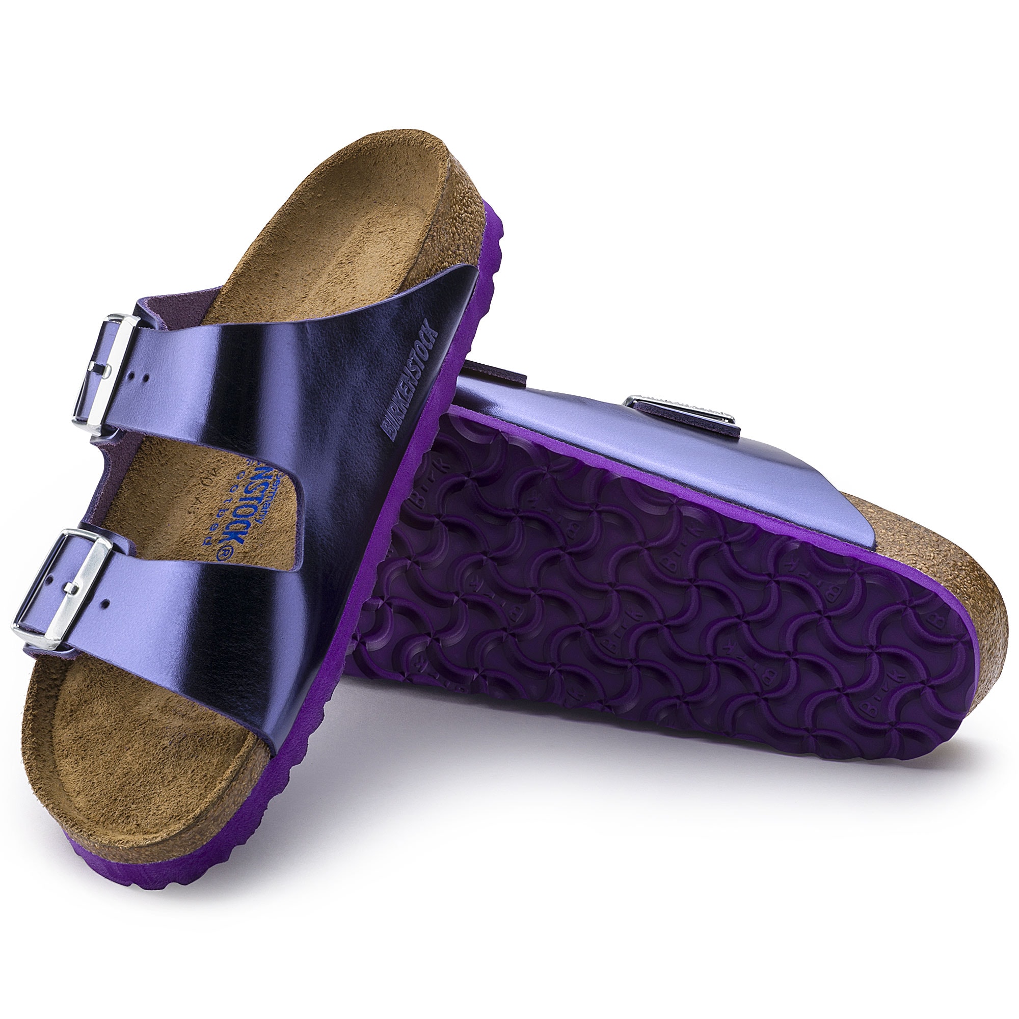 Birkenstock violet best sale metallic