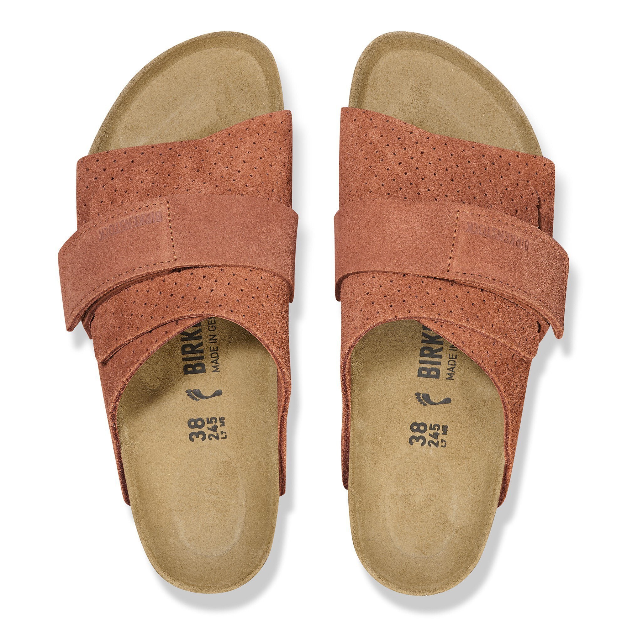 Kyoto Suede Leather Gray Taupe | BIRKENSTOCK