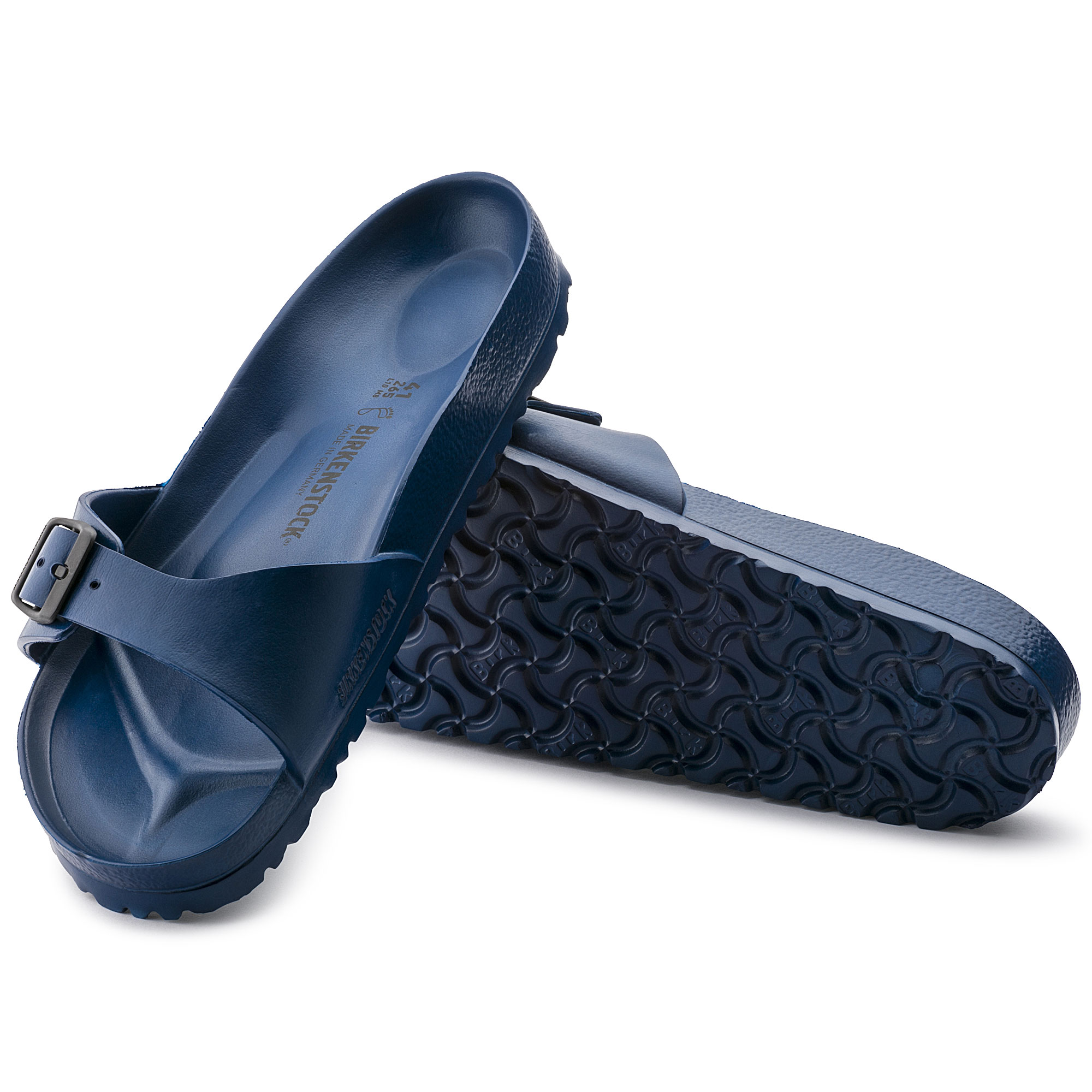 navy birkenstock sandals