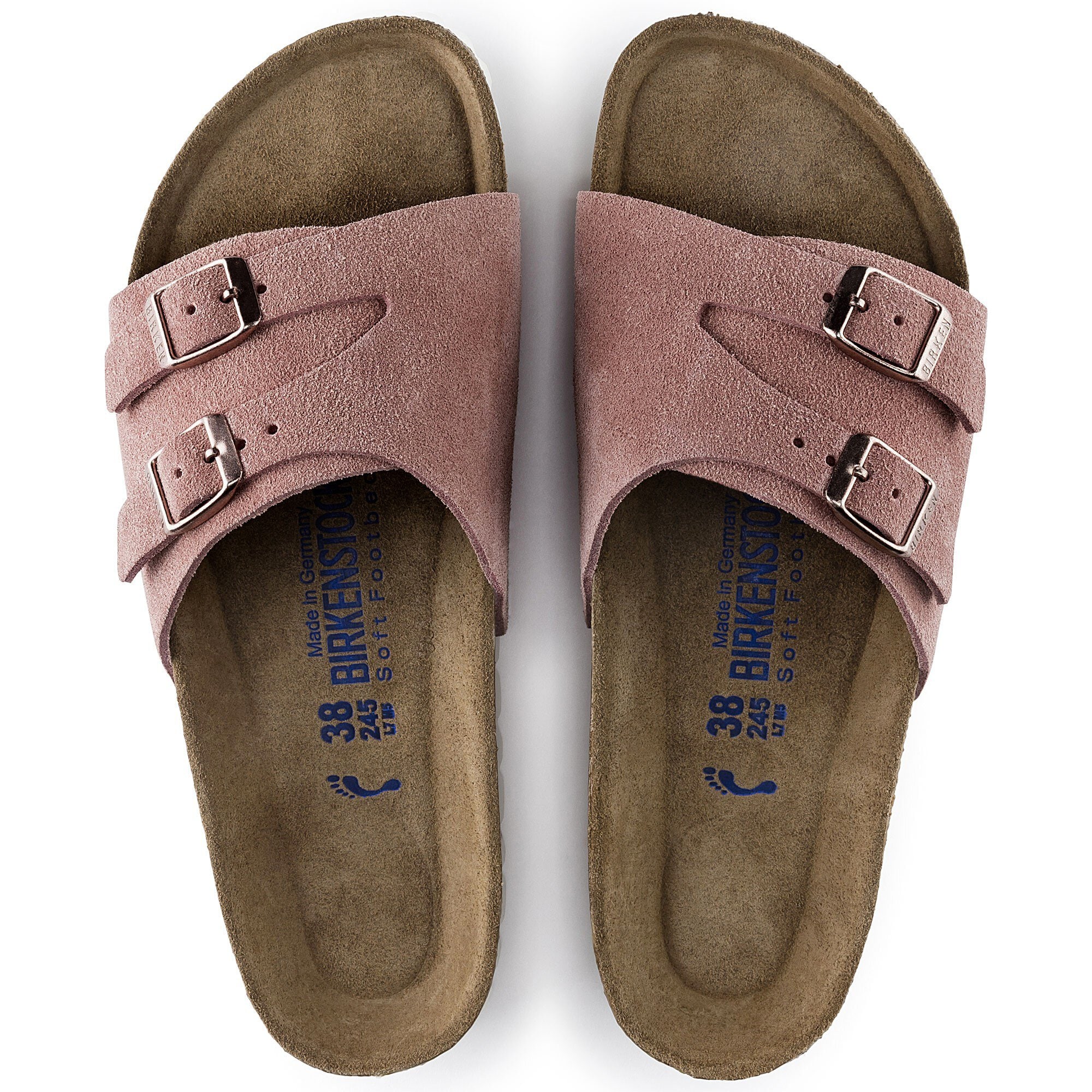 birkenstock arizona soft footbed rose