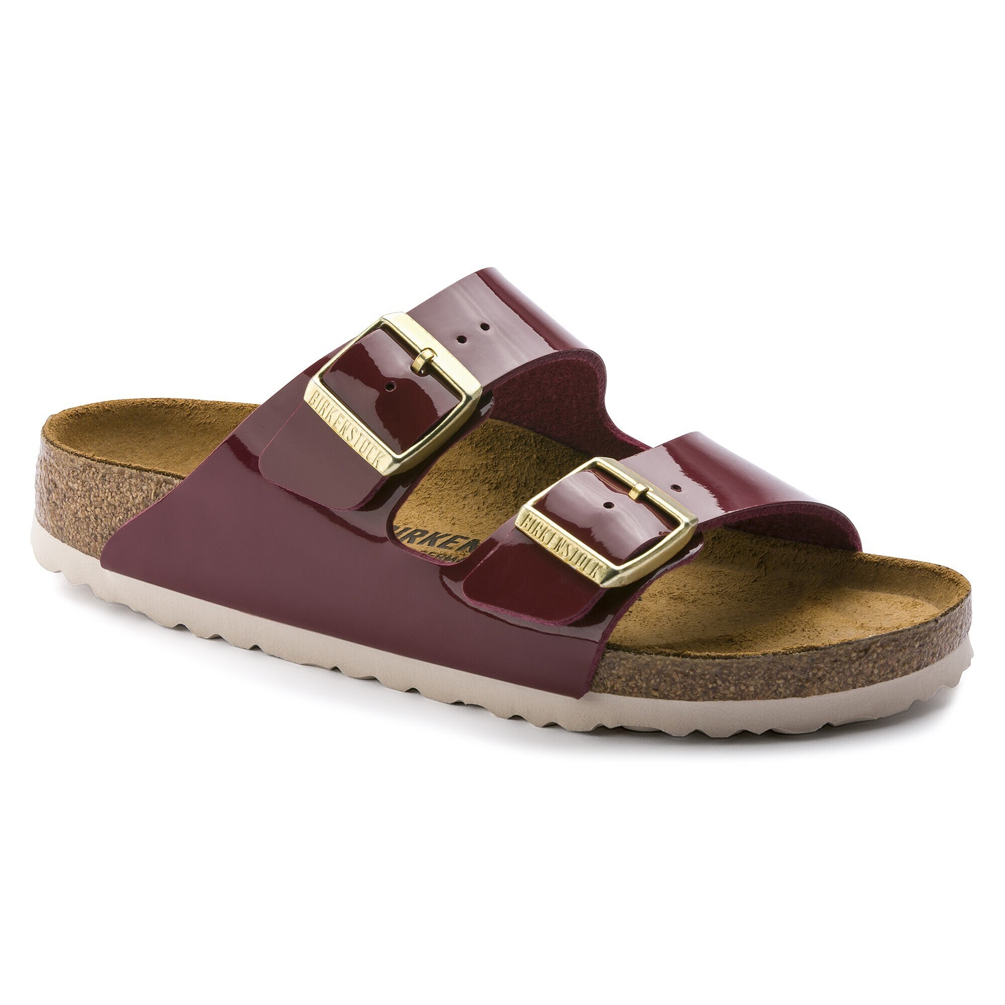 birkenstock arizona bordeaux suede