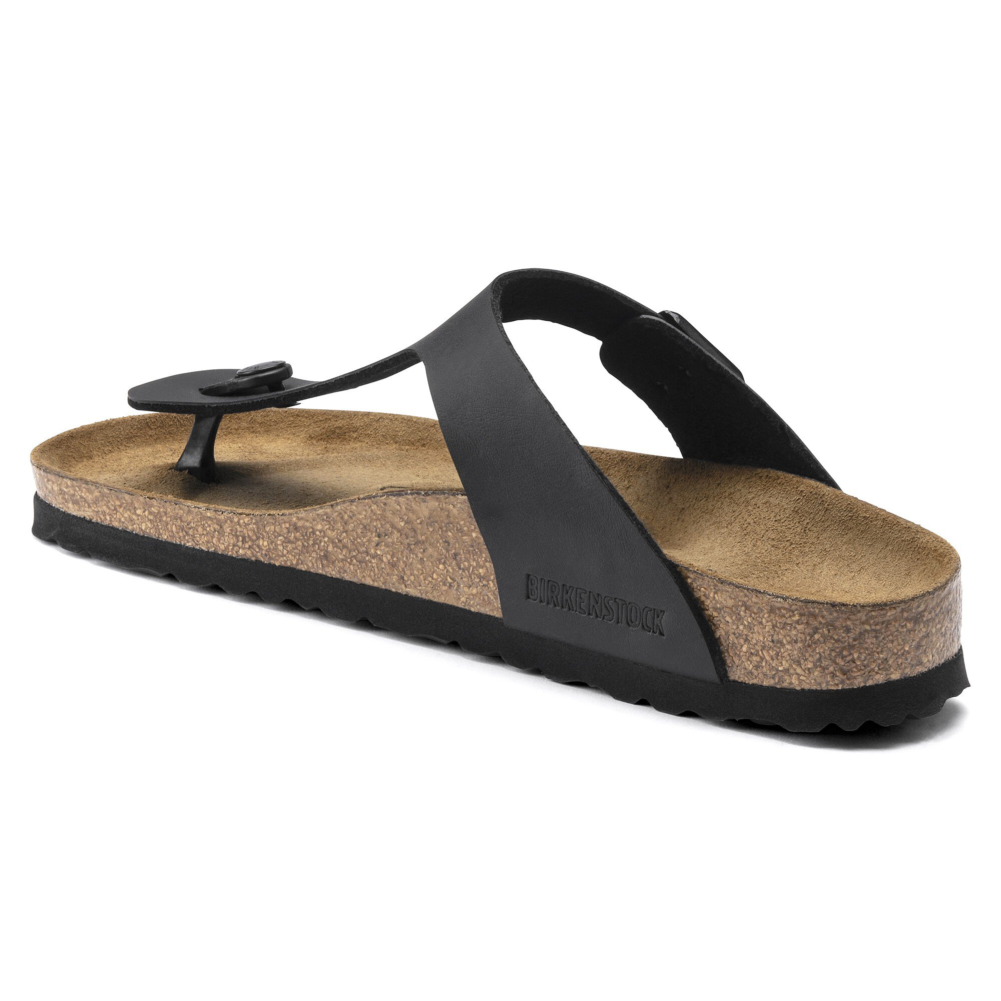 Birkenstock Gizeh N Black Birko-Flor Womens – Pure Performance