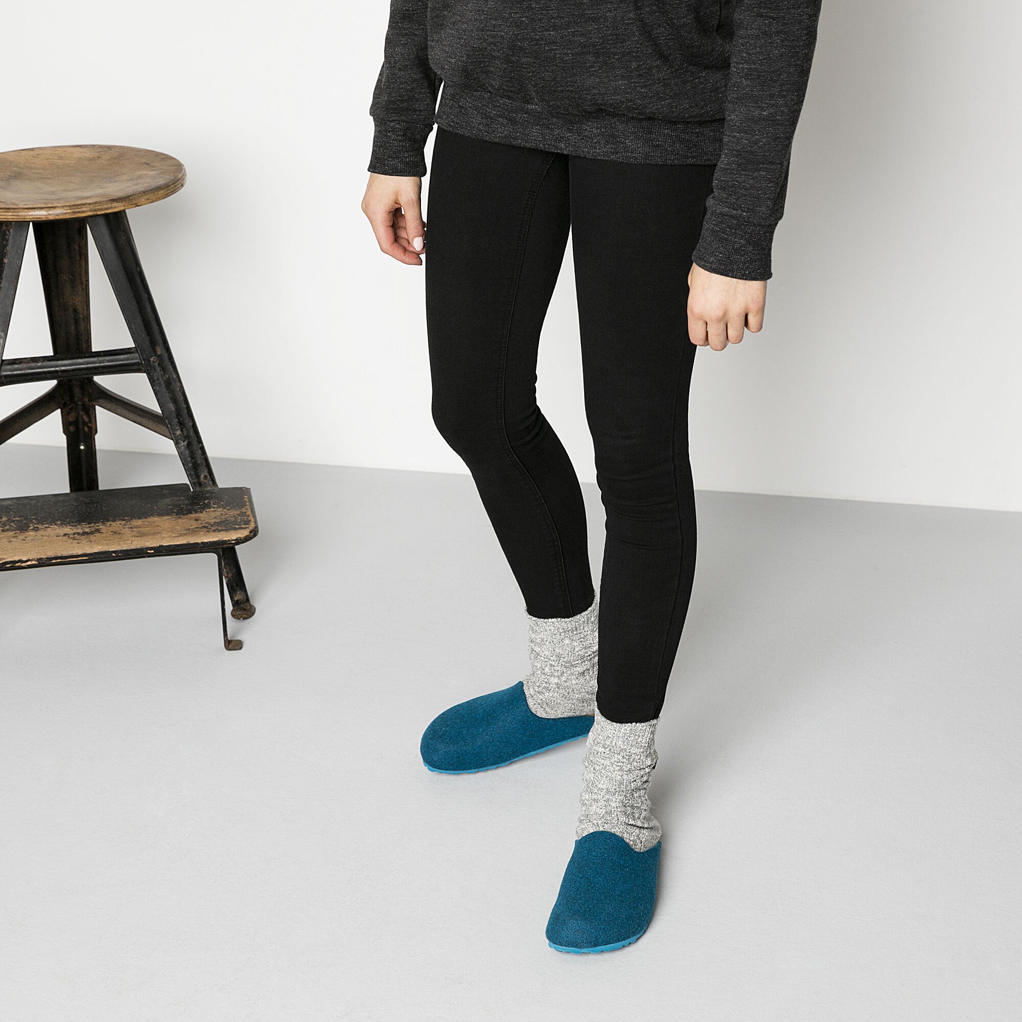 birkenstock davos wool felt