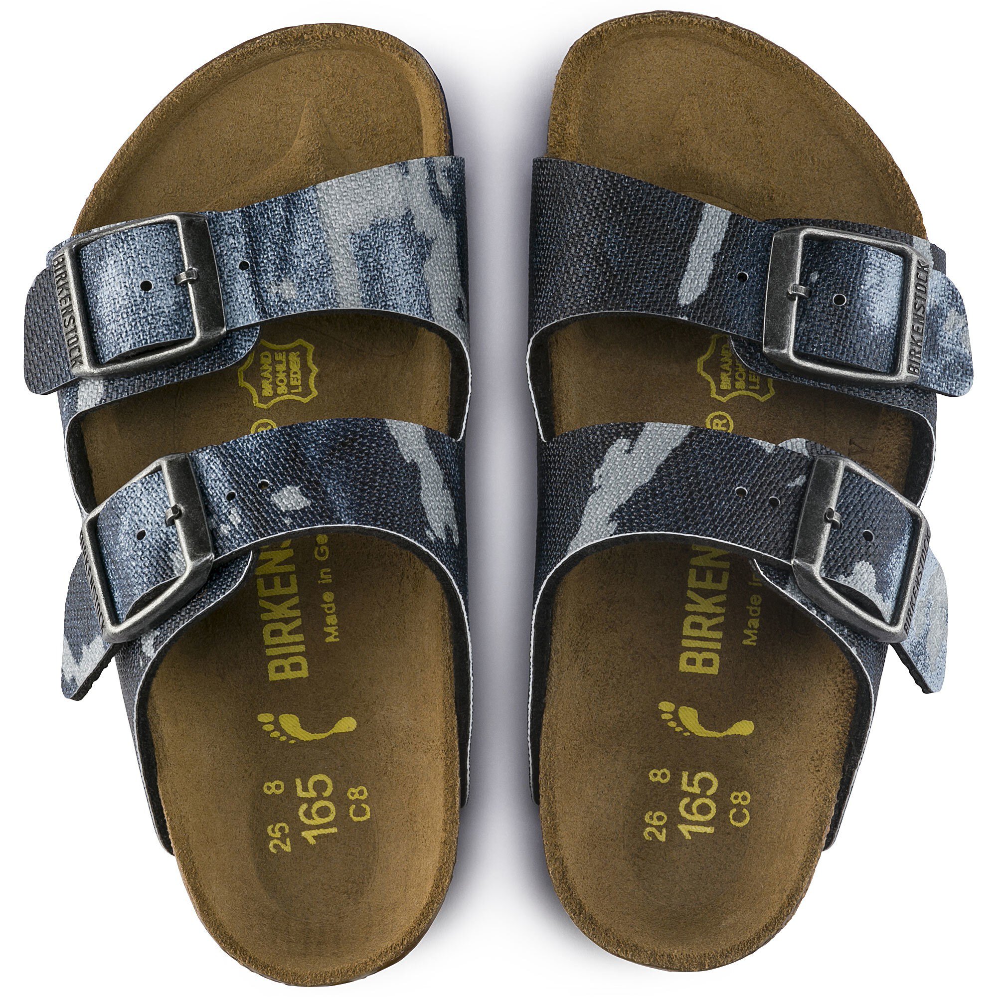 camo birkenstocks size 38
