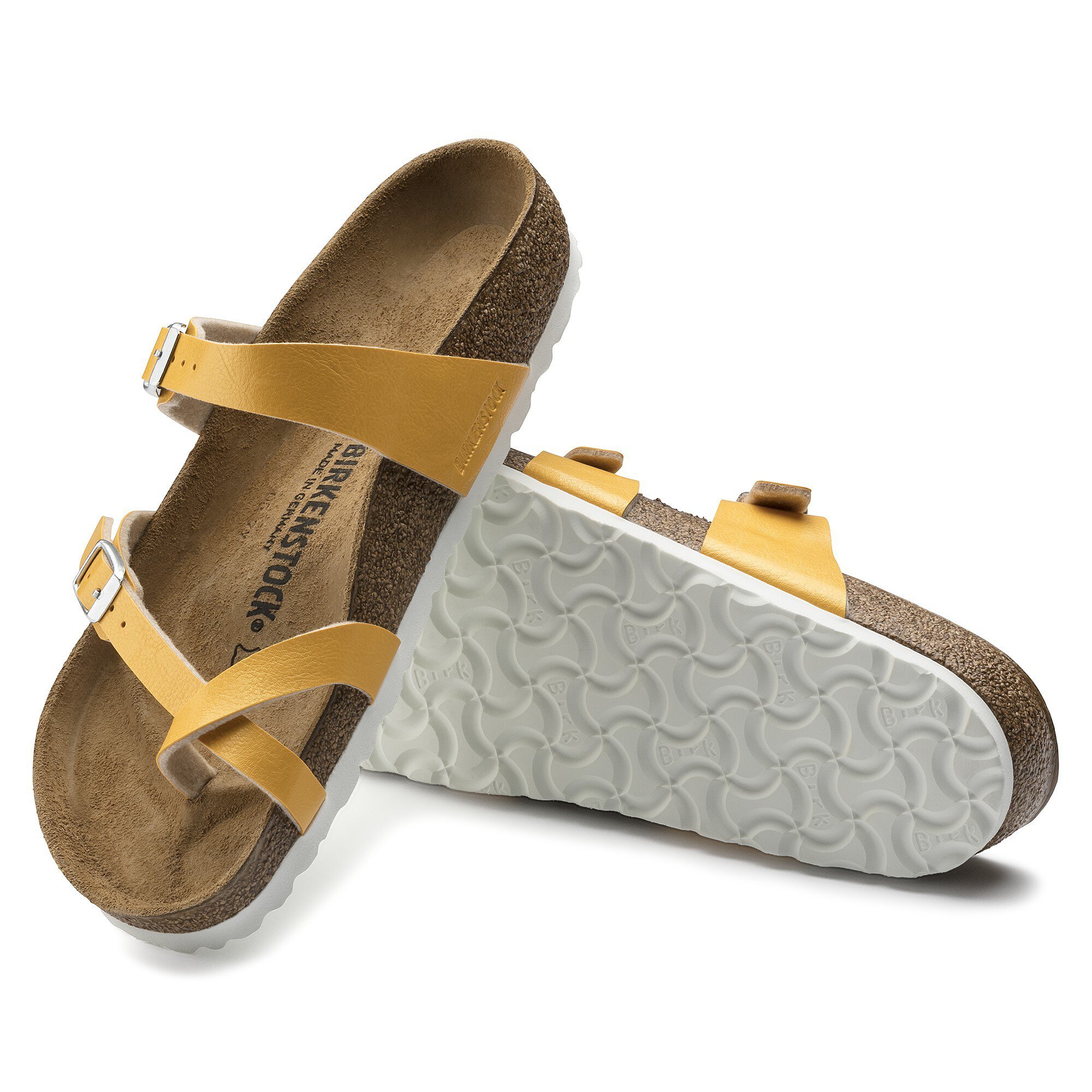 birkenstock mayari amber yellow