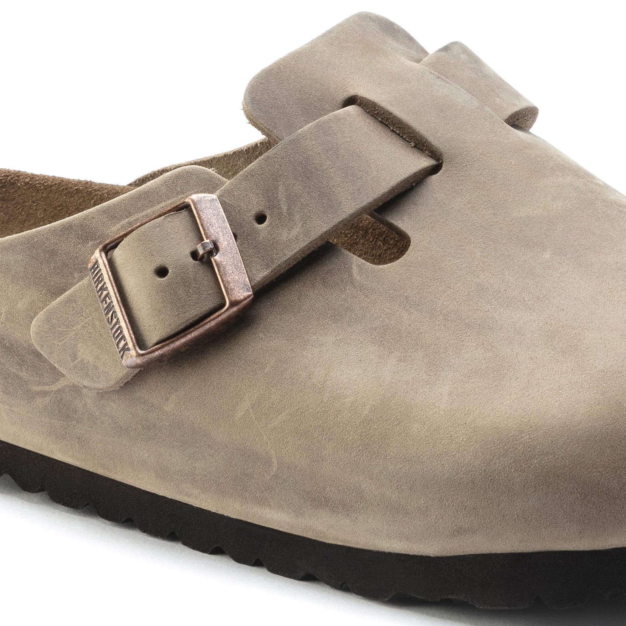 Imagination tag et billede Afgift Boston Soft Footbed Oiled Leather Tobacco Brown | BIRKENSTOCK