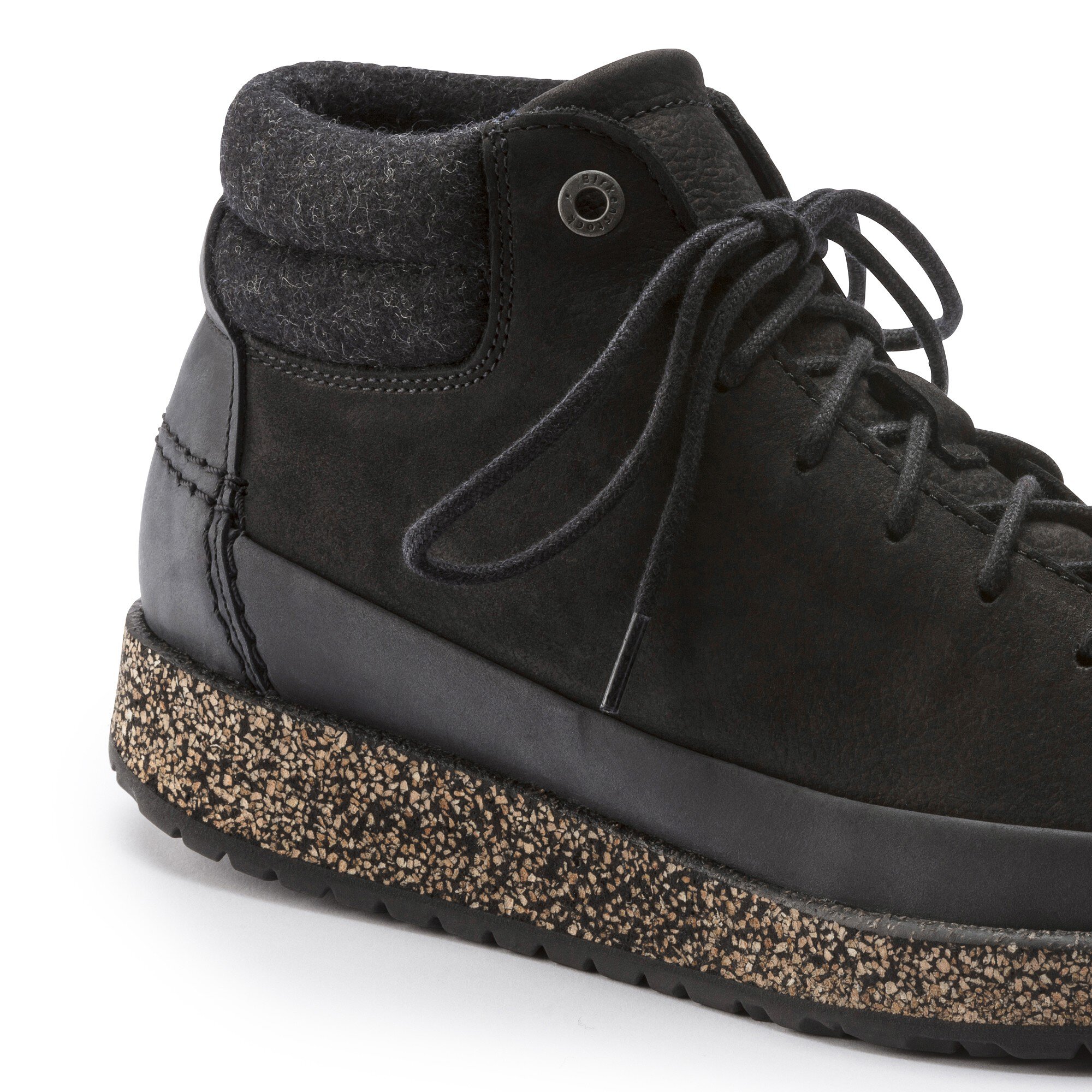 Honnef High Oiled Nubuck Leather Black BIRKENSTOCK