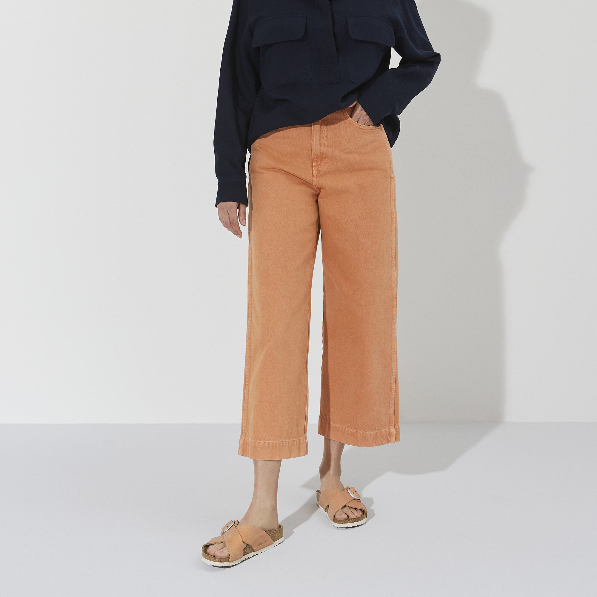 white open toe flats