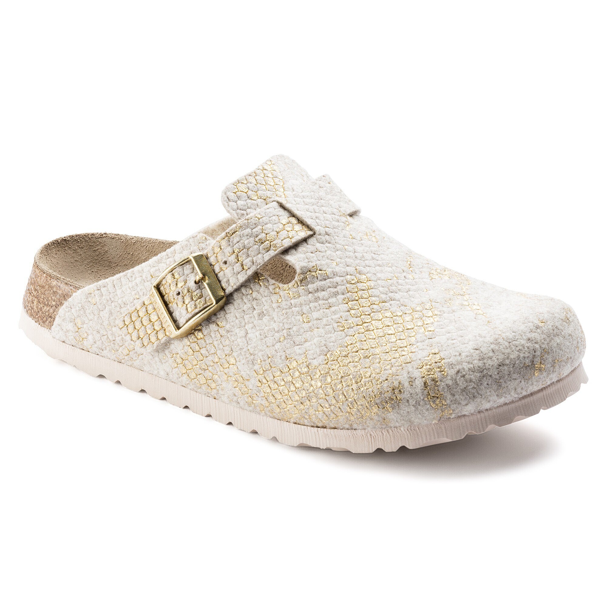 birkenstock boston felt clogs