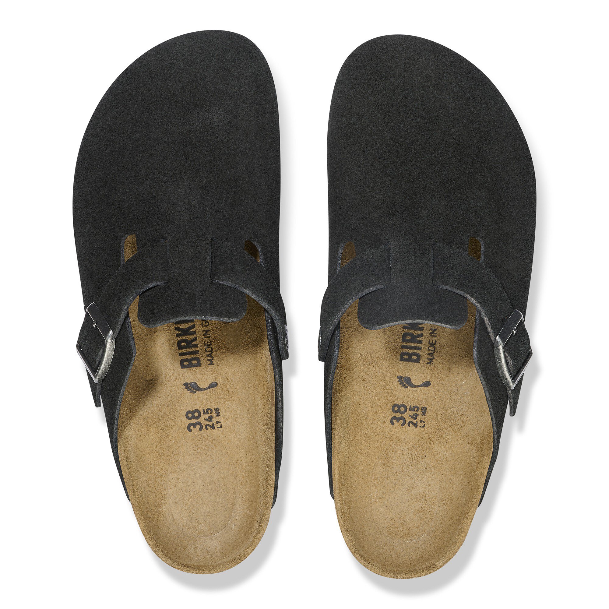 Boston / ボストン スエードレザー ブラック | BIRKENSTOCK