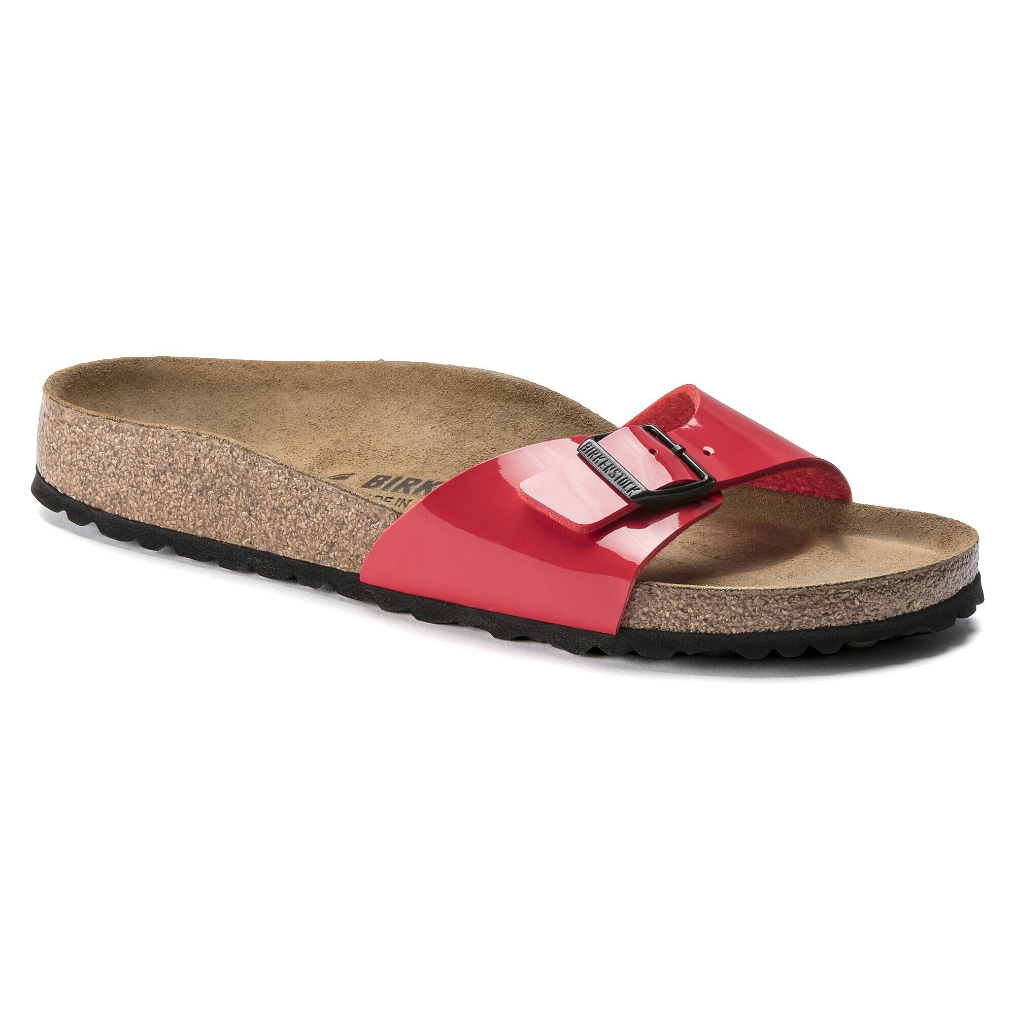 red patent madrid birkenstocks