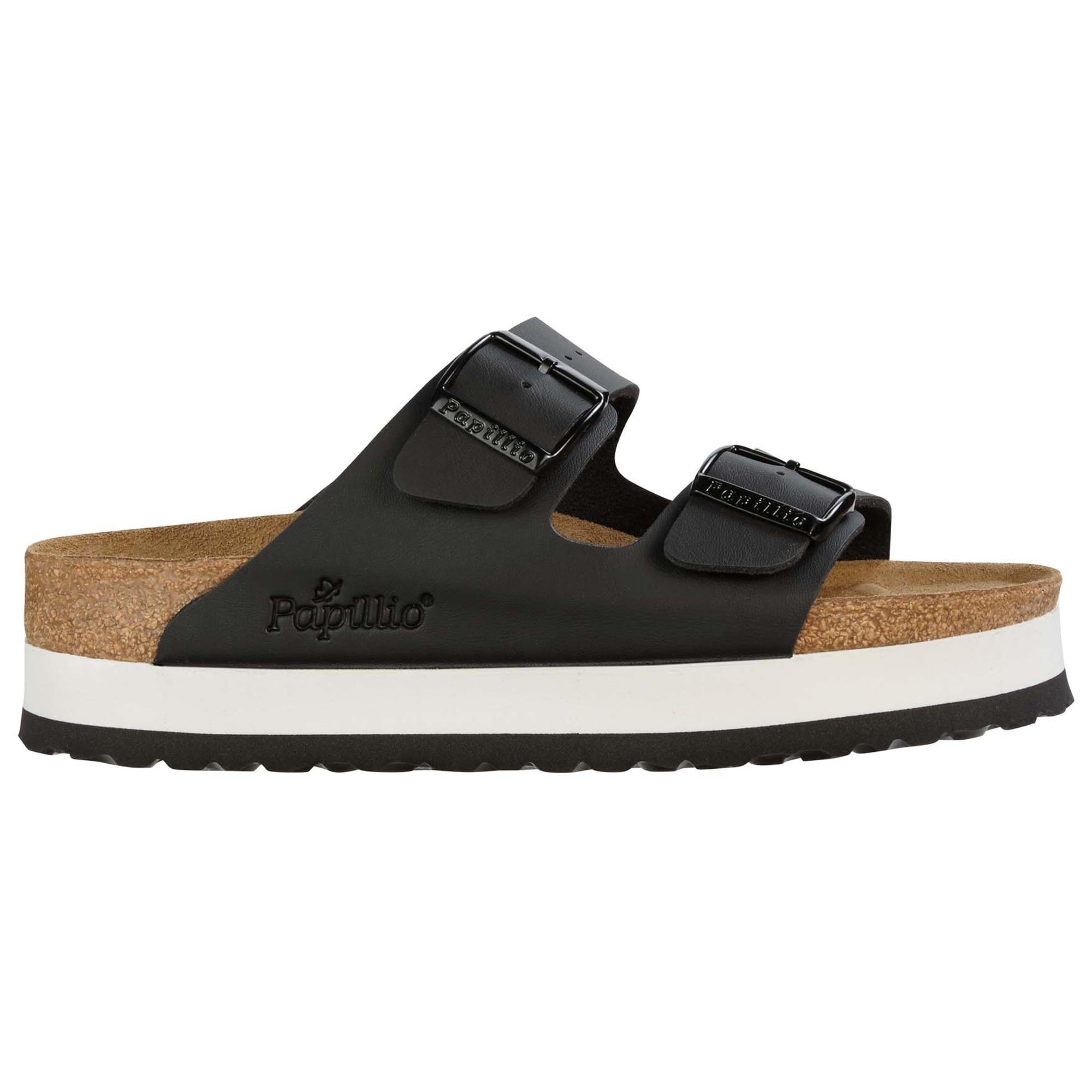 black platform birkenstock