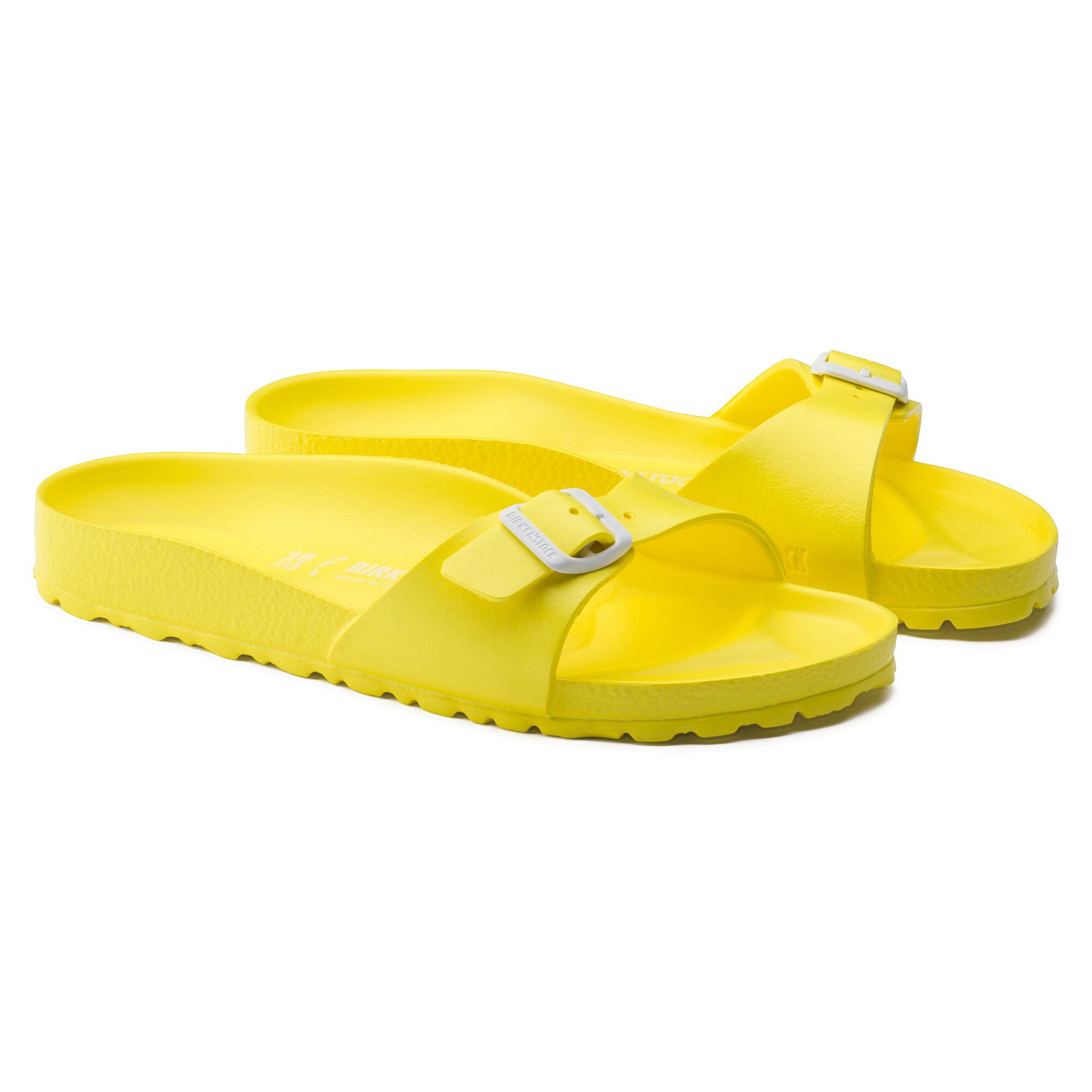 light yellow birkenstocks