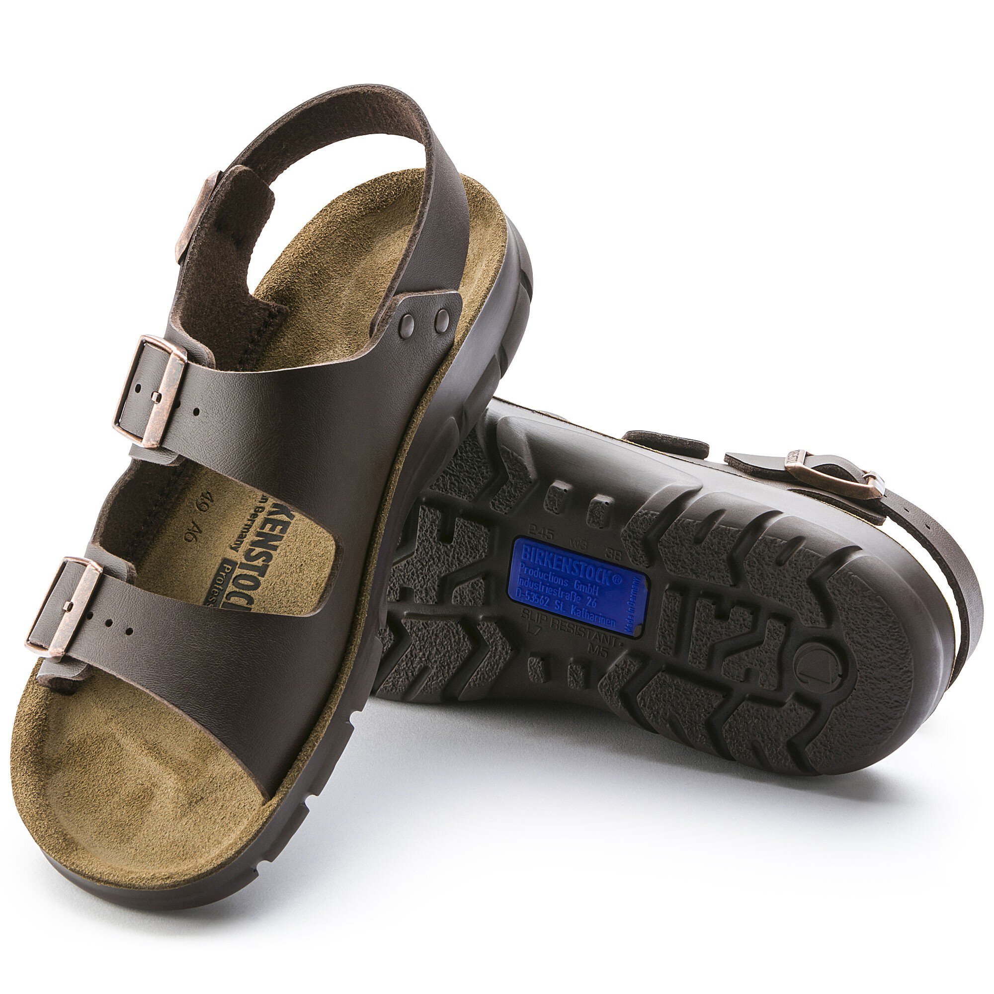 Milano Chunky Leather Black | BIRKENSTOCK