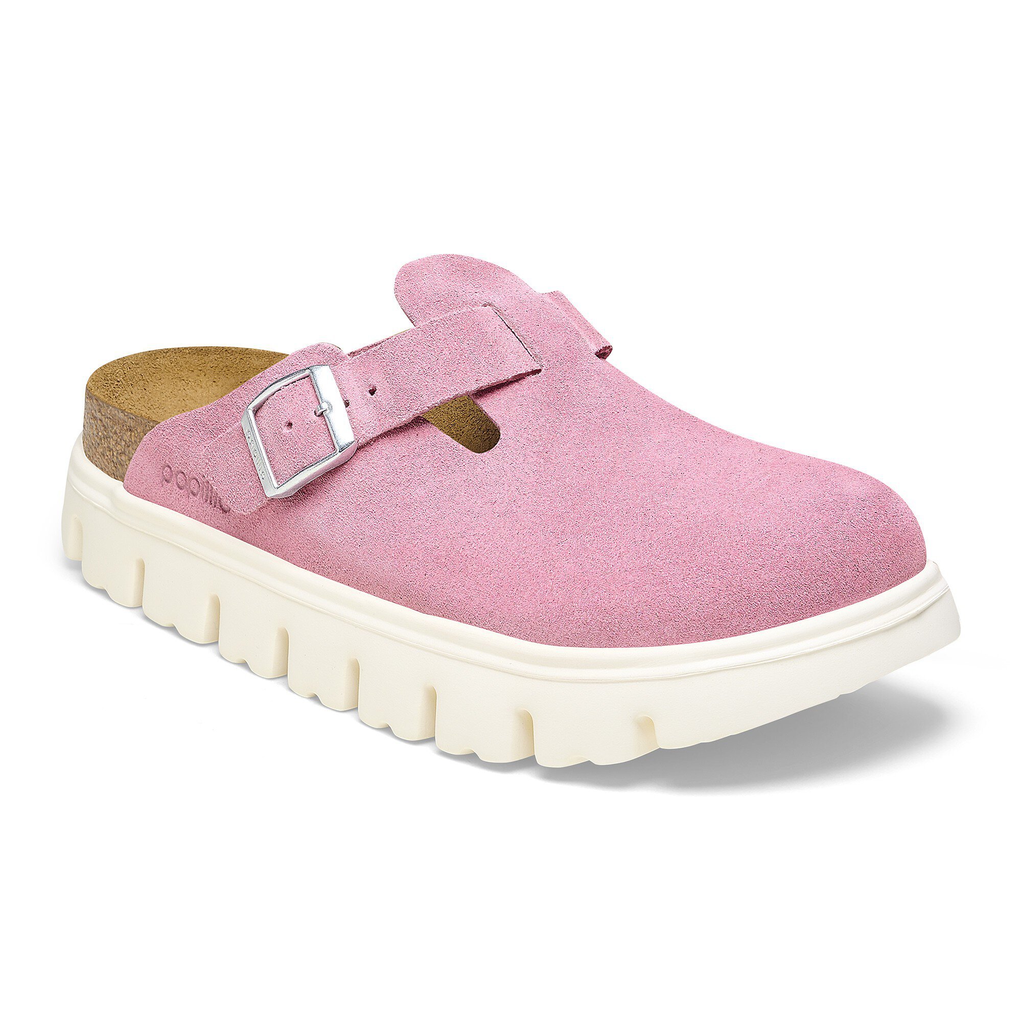 Boston Chunky Suede Leather Candy Pink BIRKENSTOCK