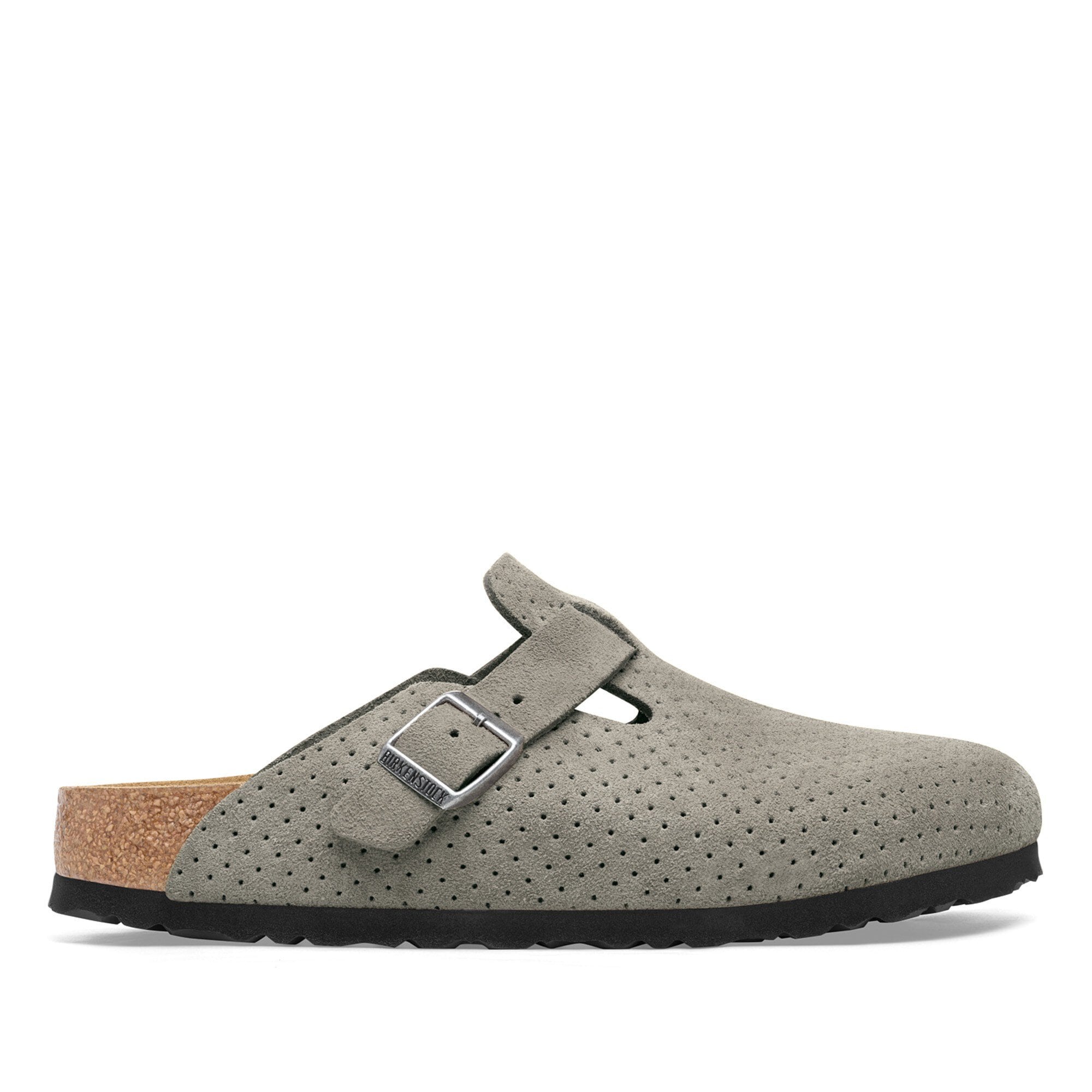 靴 Boston BIRKENSTOCK Boston Suede Embossed Dotted Stone Coin | BIRKENSTOCK