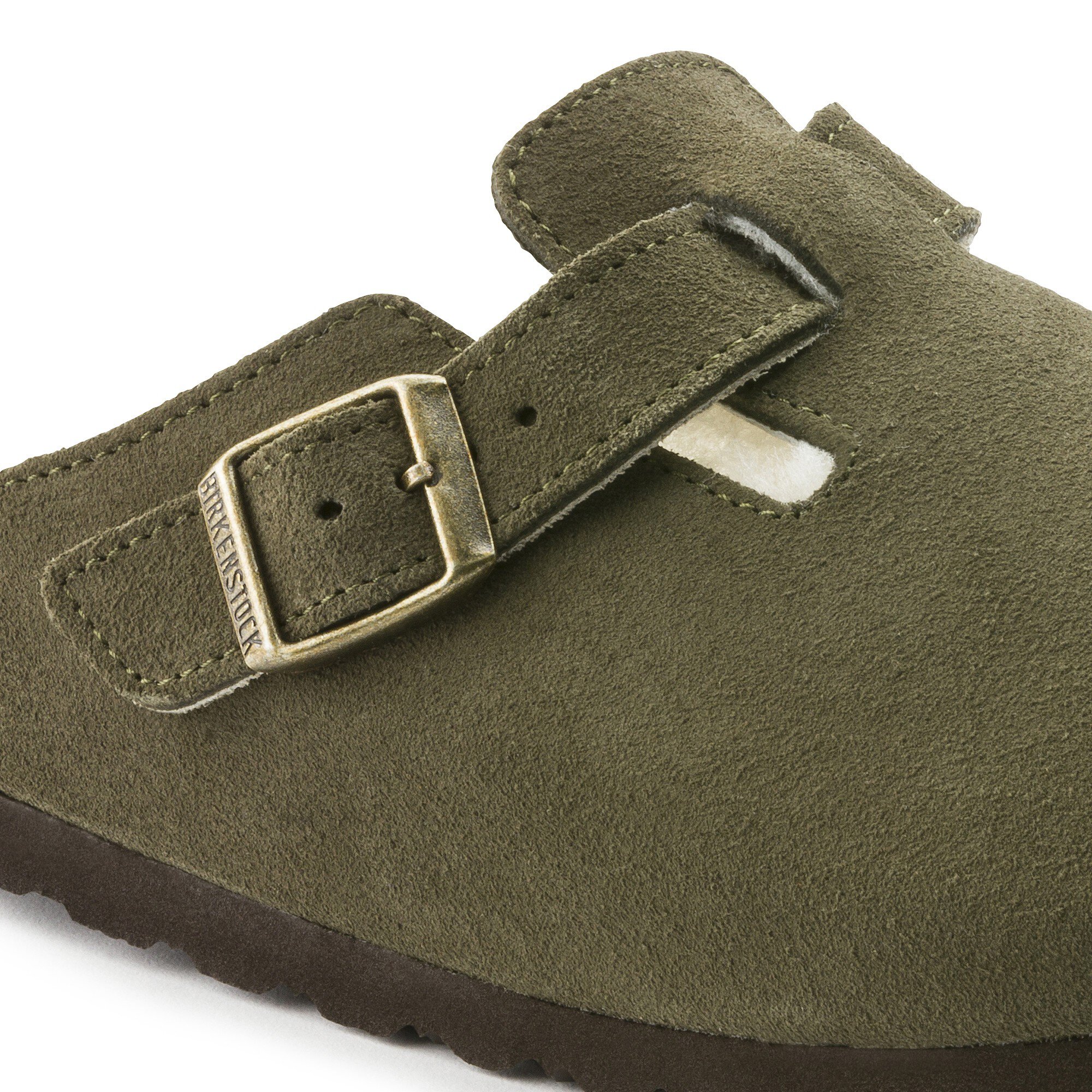 birkenstock boston forest suede
