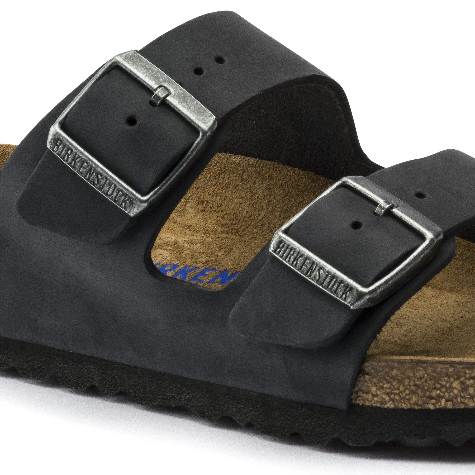 Arizona Soft Footbed Oiled Leather Black