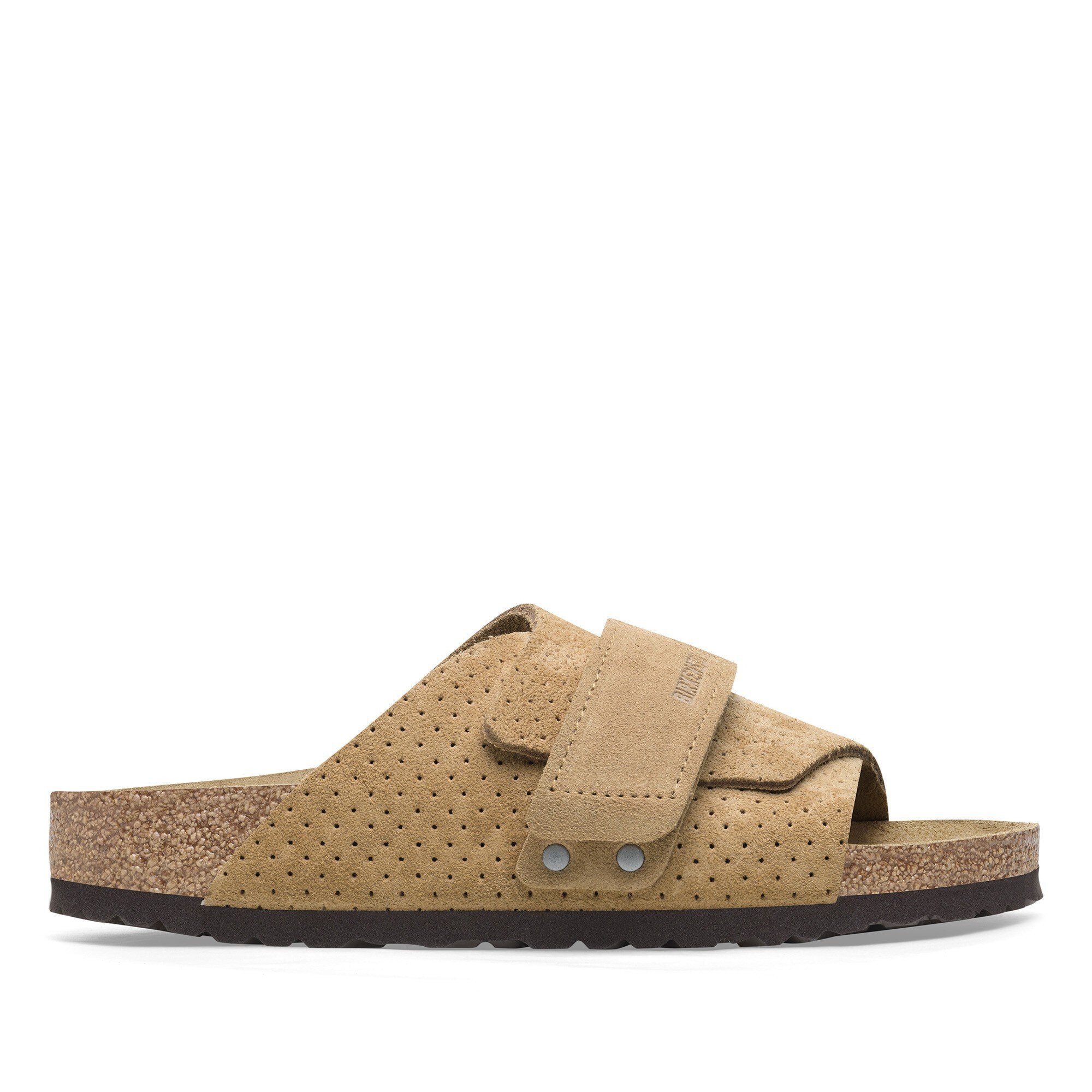 Kyoto Suede Leather Embossed Emboss Dots New Beige | BIRKENSTOCK