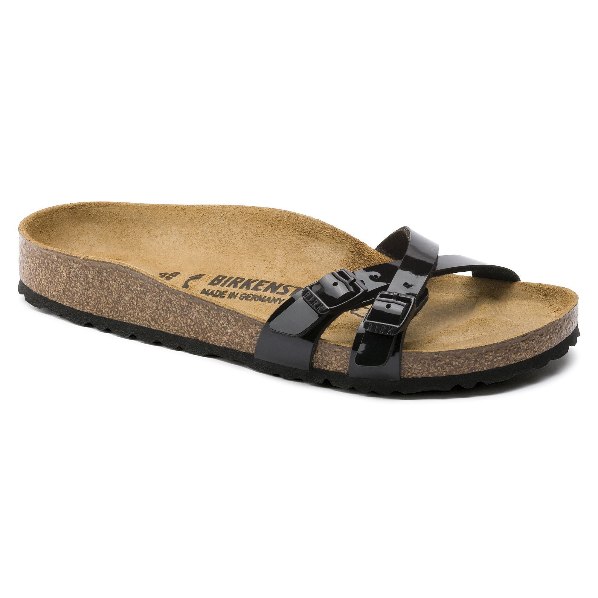 Birkenstock almere black clearance