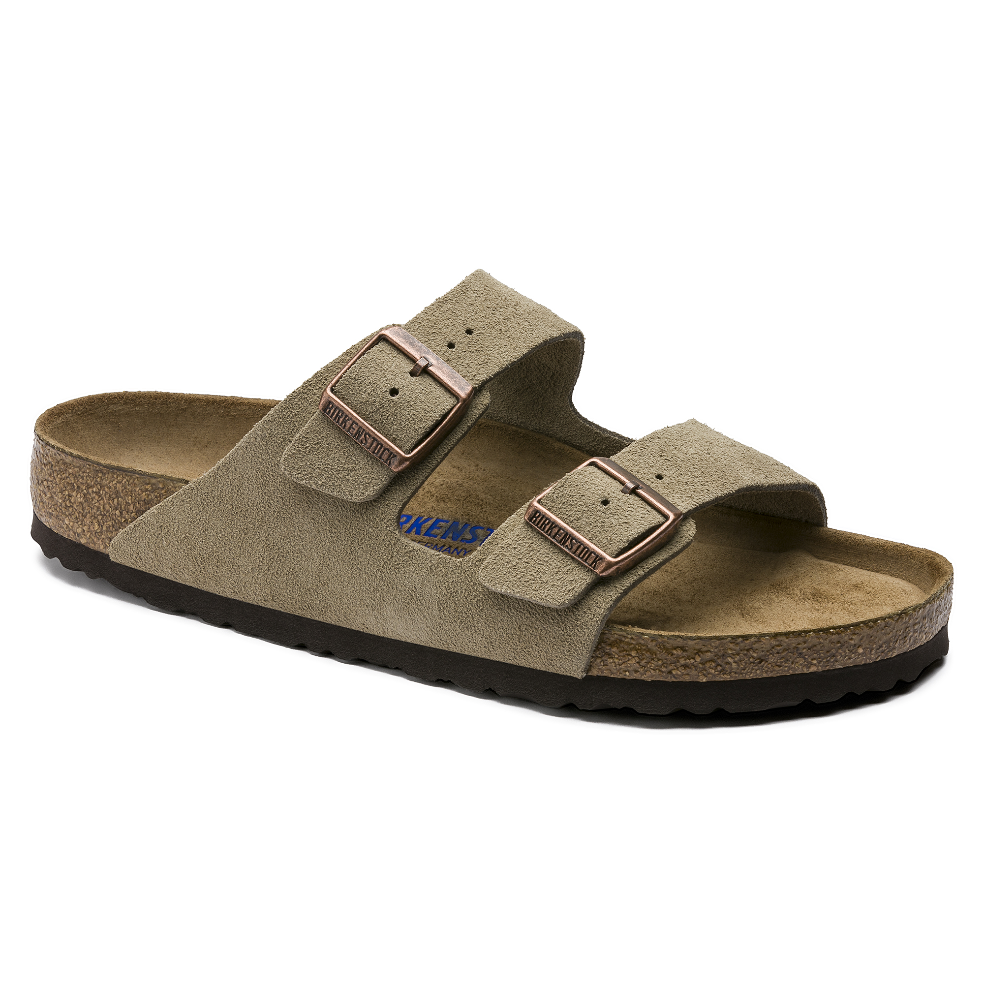 Arizona Soft Footbed Suede BIRKENSTOCK Taupe Leather 