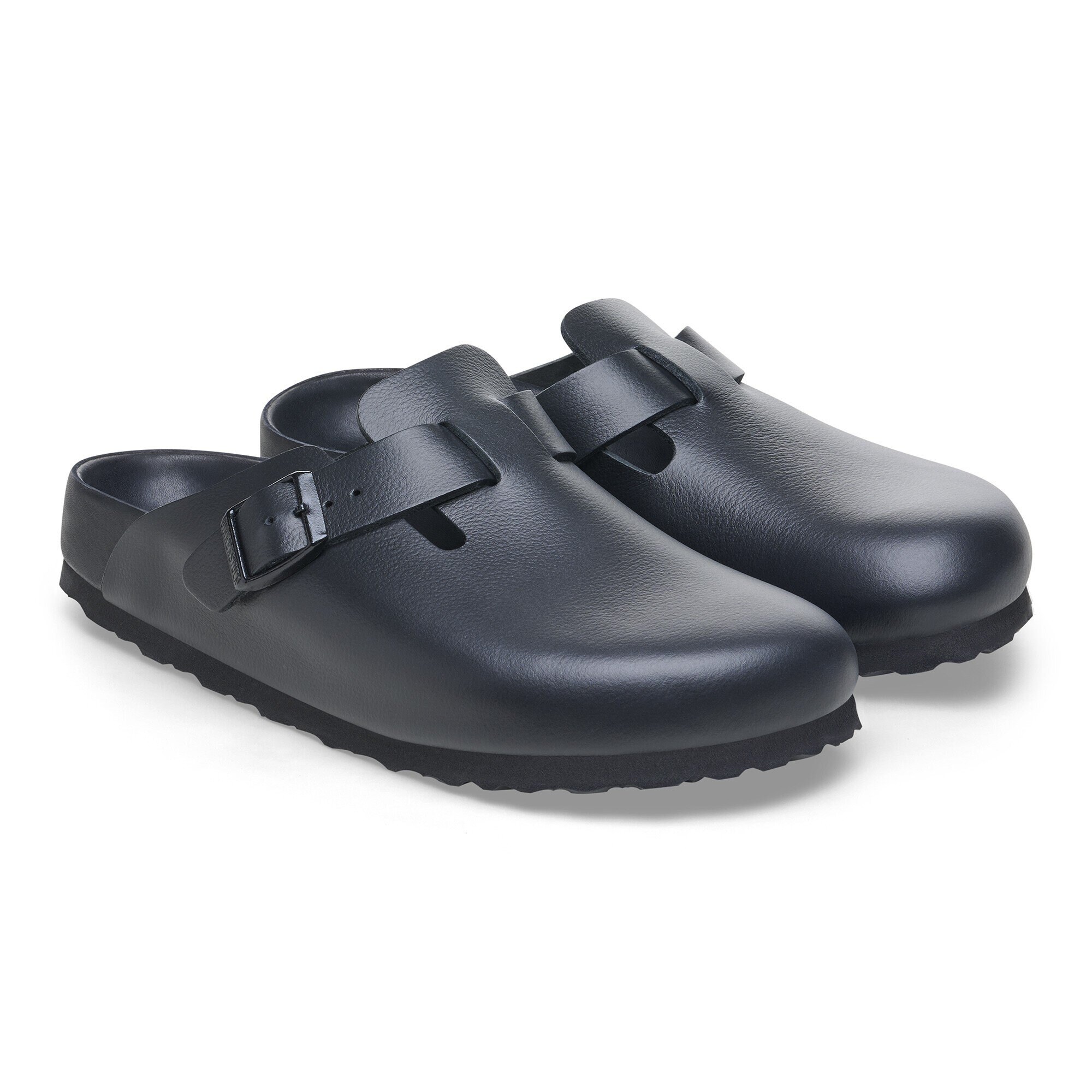 Birkenstockボストン　ブラック37 美品】BIRKENSTOCKボストン黒レザー40 26cm