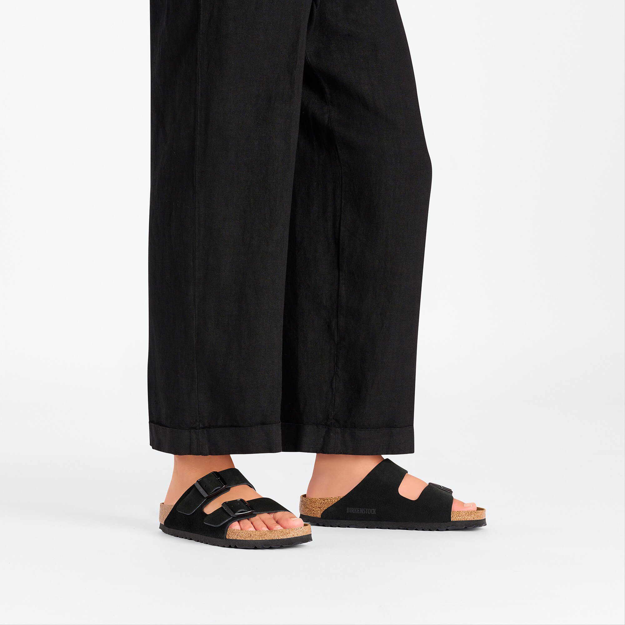 Arizona / アリゾナ スエードレザー ブラック | BIRKENSTOCK