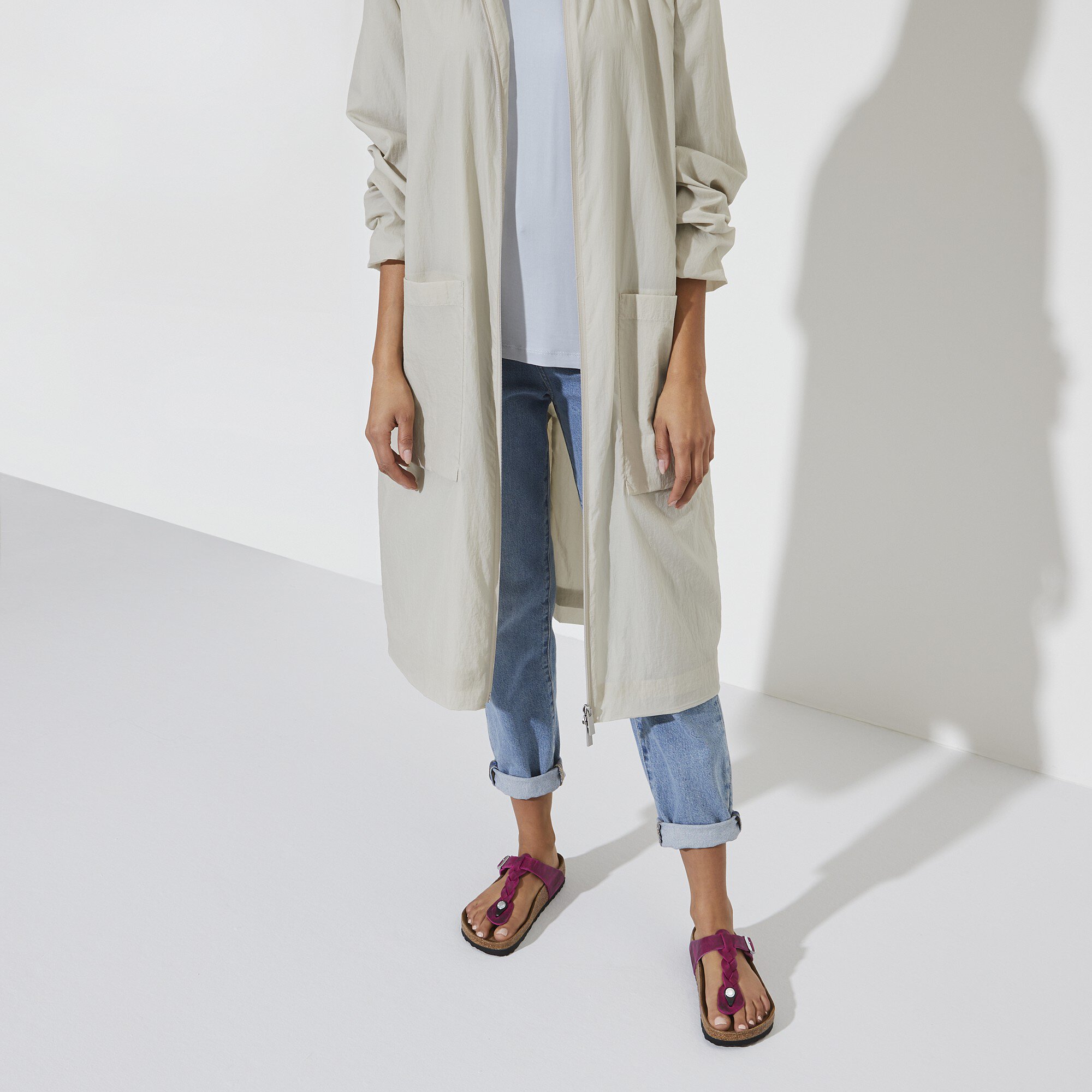 birkenstock gizeh oiled leather habana braided