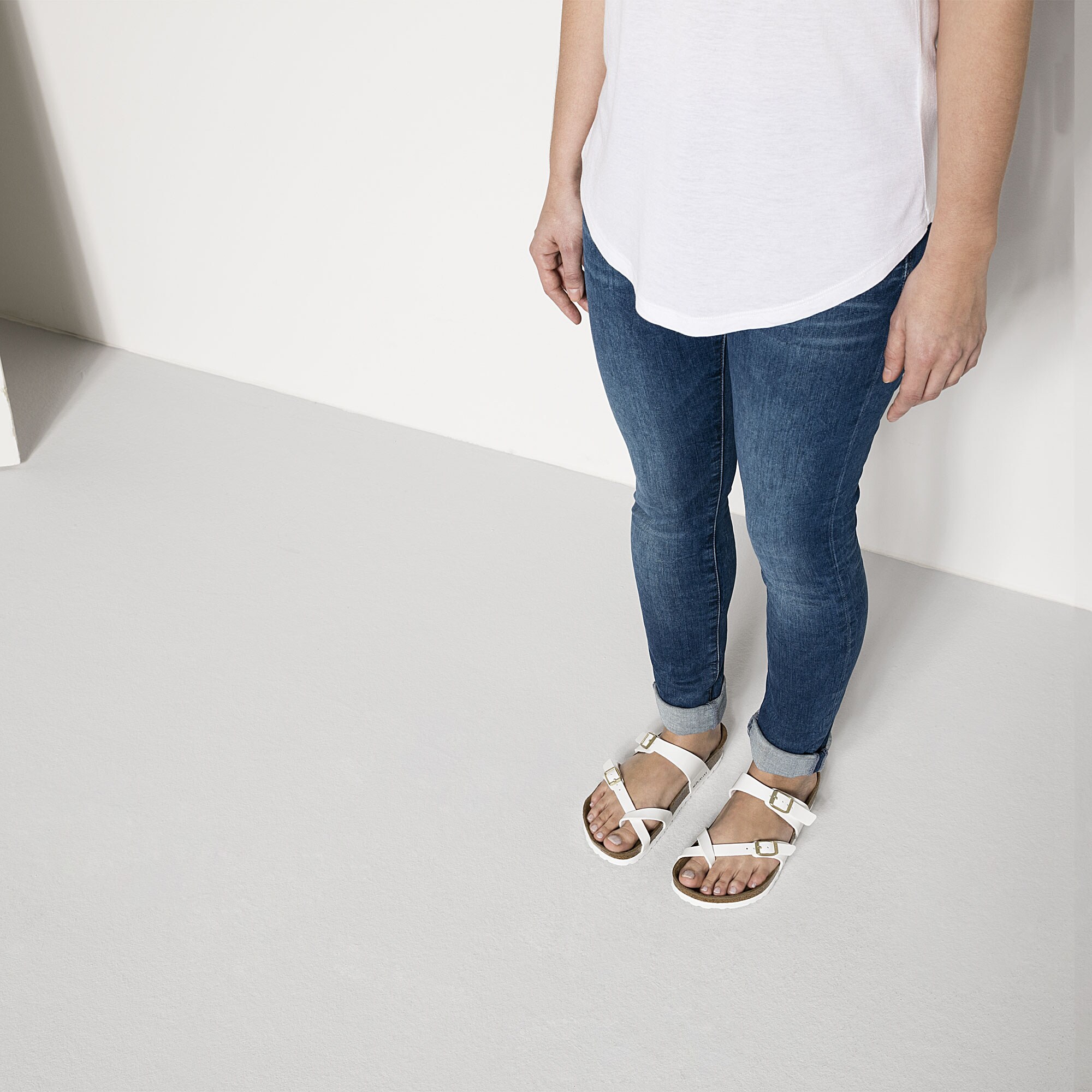 birkenstock mayari patent white