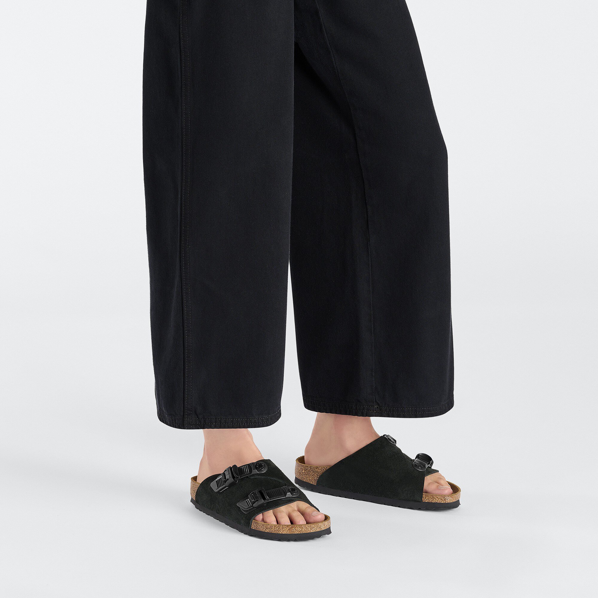 Zürich Tech Suede Leather Black | BIRKENSTOCK