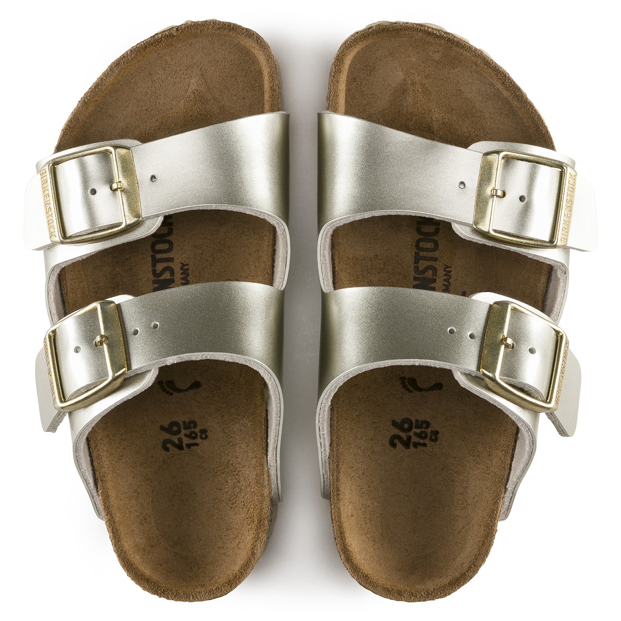 Metallic gold sales birkenstocks