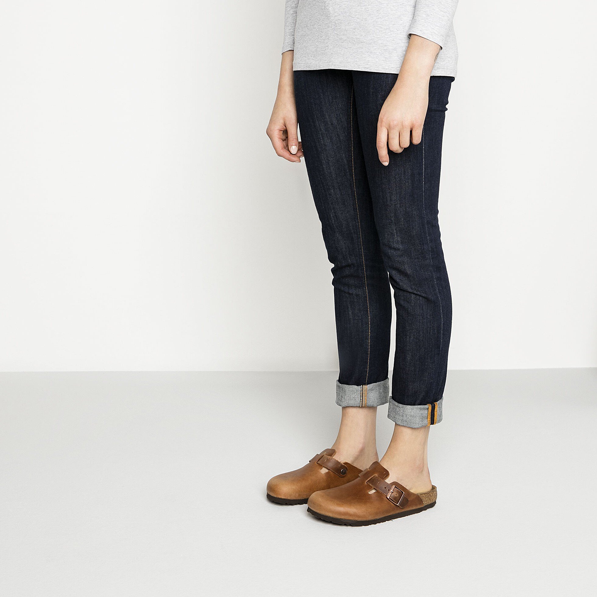 Birkenstock boston oiled leather antique brown Clearance