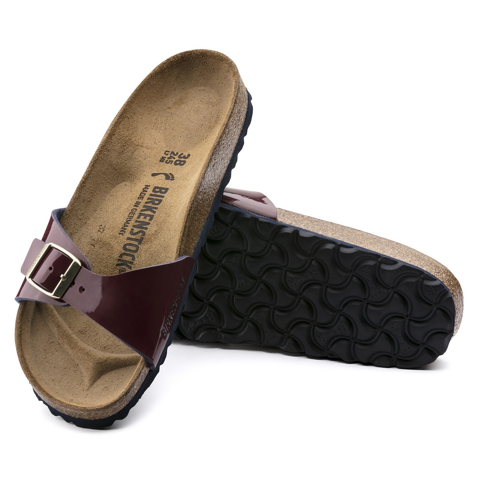 birkenstock sandals burgundy
