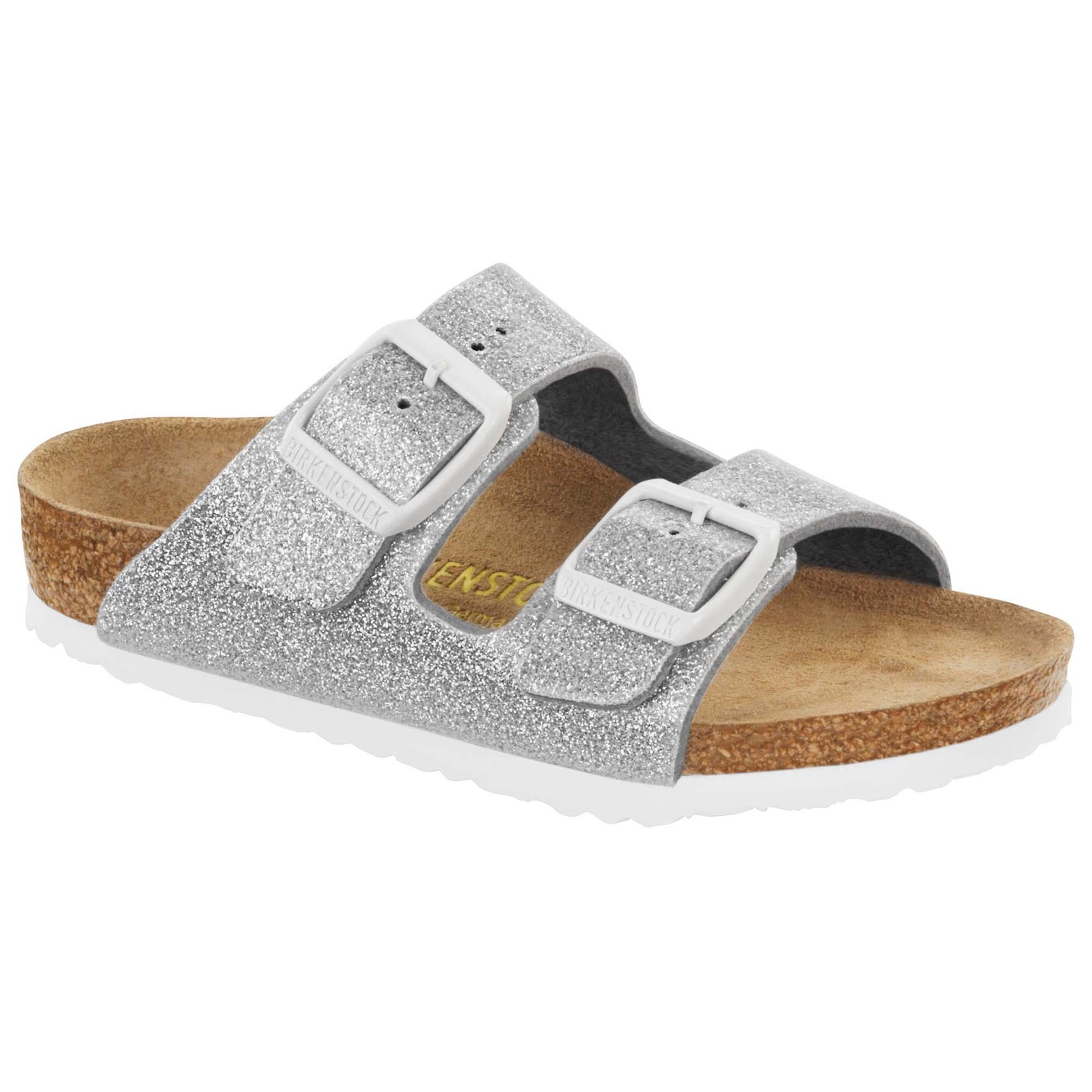 kids silver birkenstock