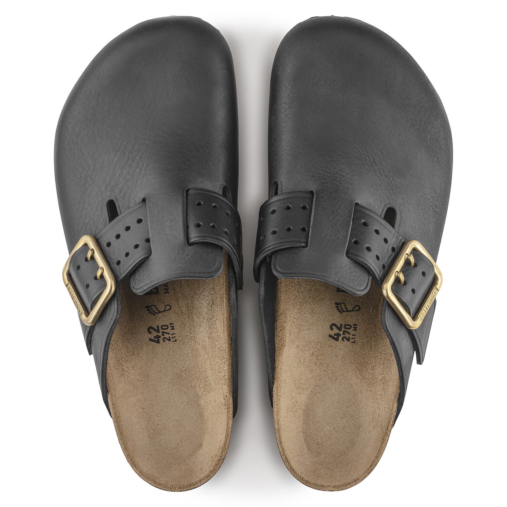 Boston Natural Leather Black
