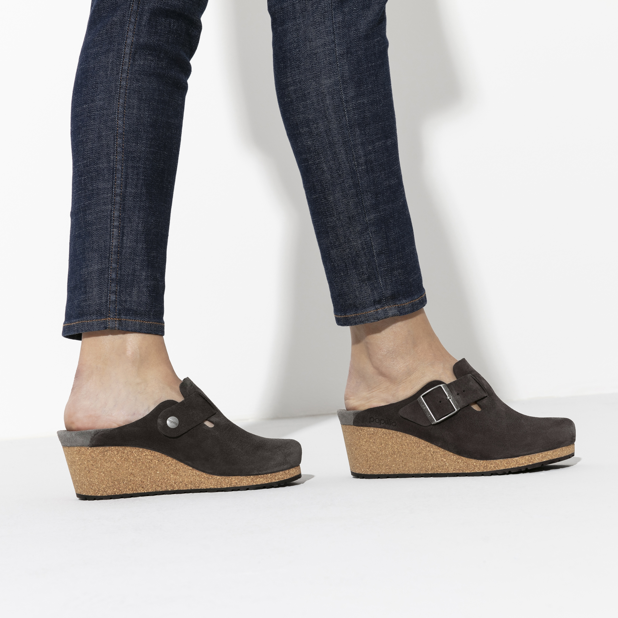 Fanny Suede Leather Anthracite | shop 