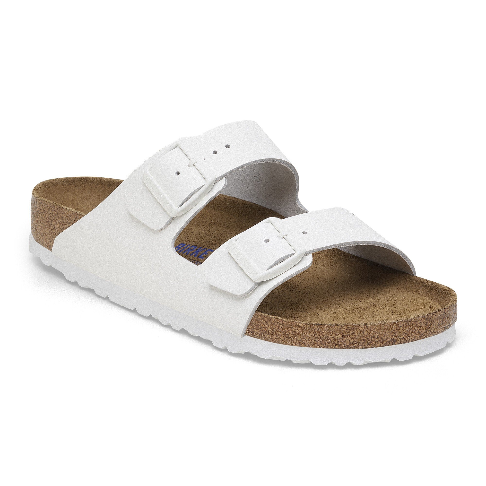 Månenytår last strukturelt Arizona Soft Footbed Leather White | BIRKENSTOCK