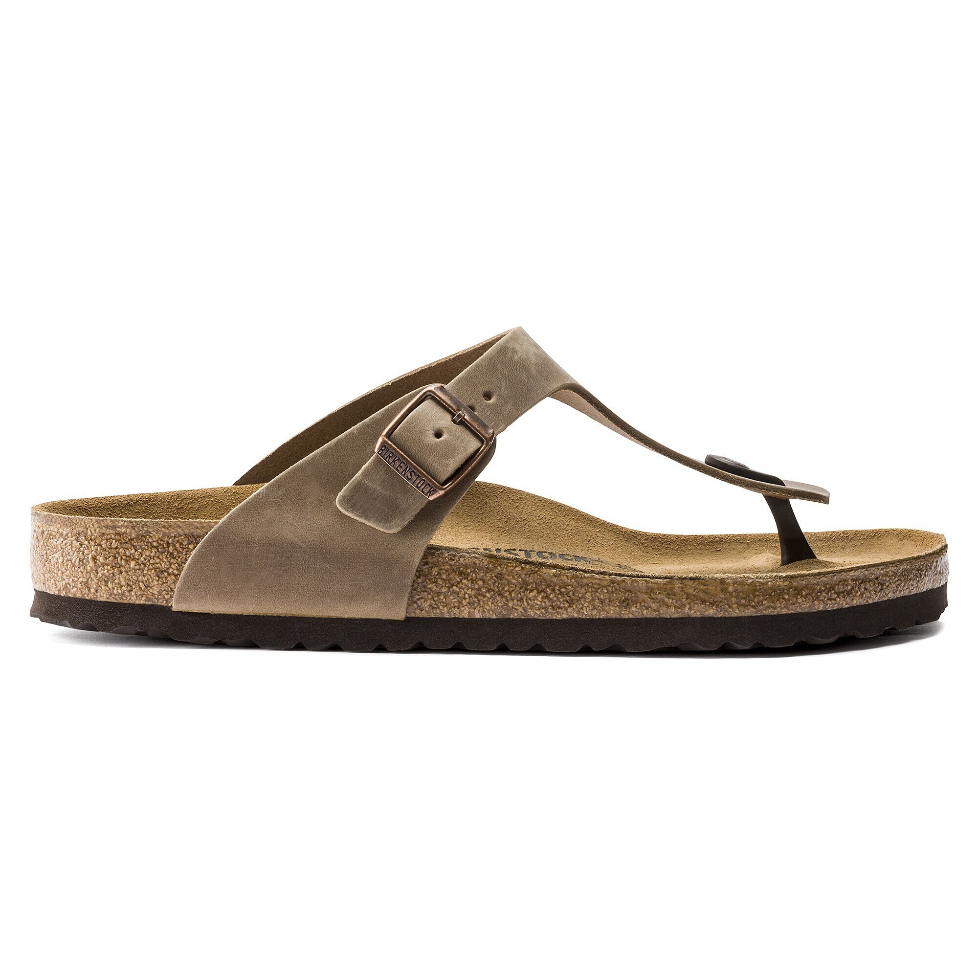 Gizeh Oiled Leather Tobacco Brown BIRKENSTOCK