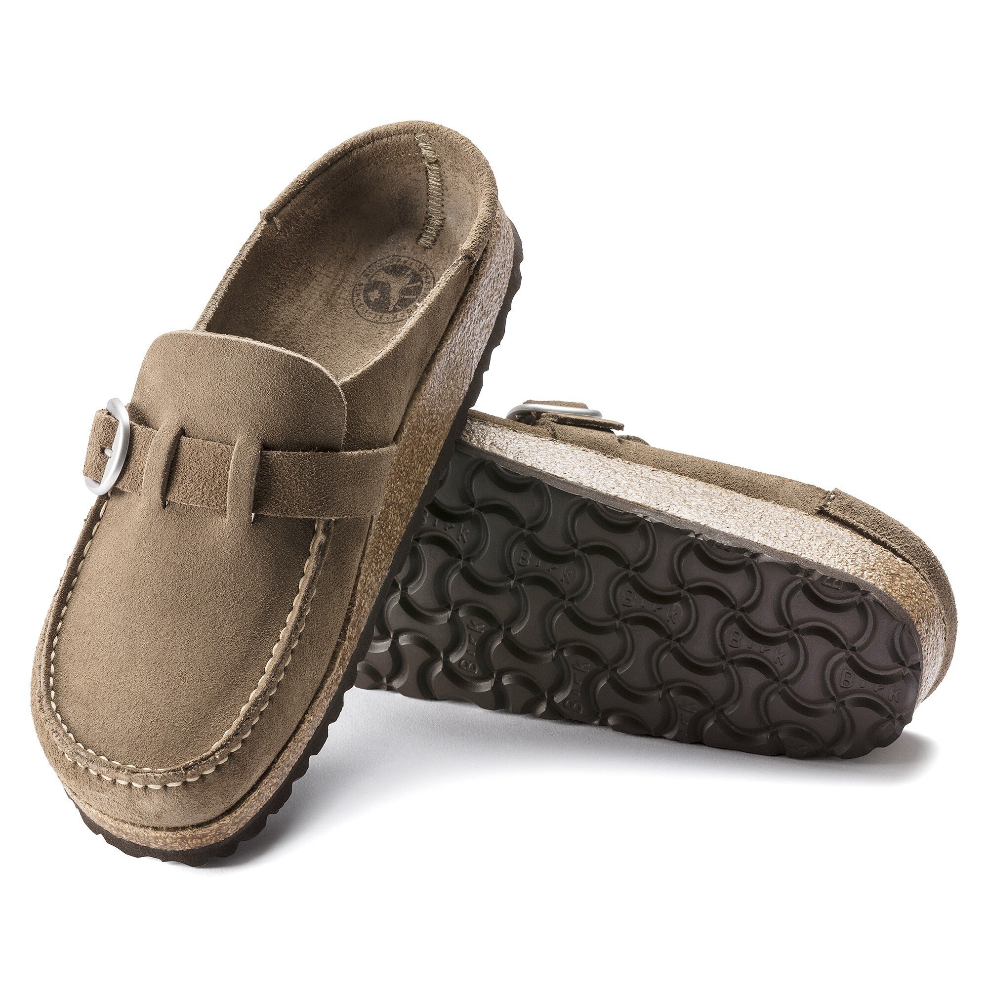 Buckley Suede Leather Gray Taupe | BIRKENSTOCK