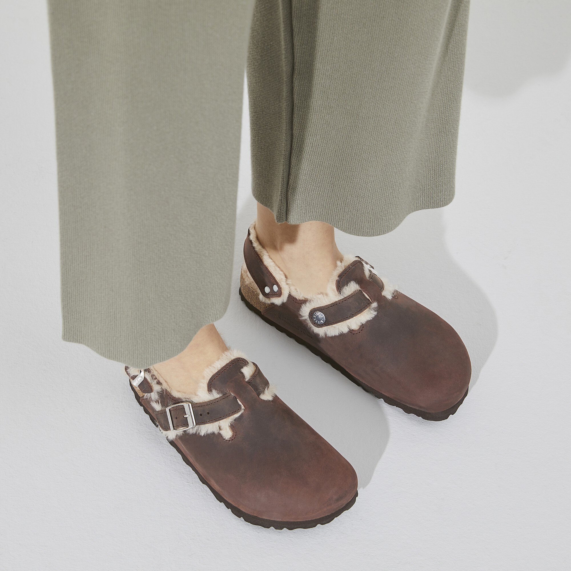 Oiled Leather Shearling  shop online at BIRKENSTOCK