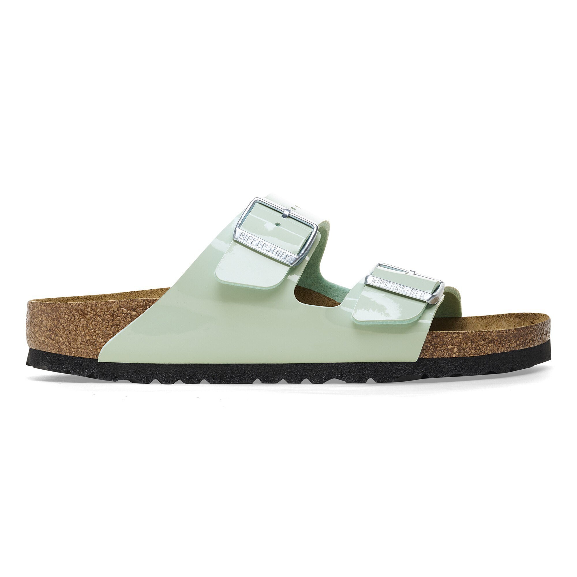 Arizona Birko Flor Patent Patent Surf Green BIRKENSTOCK