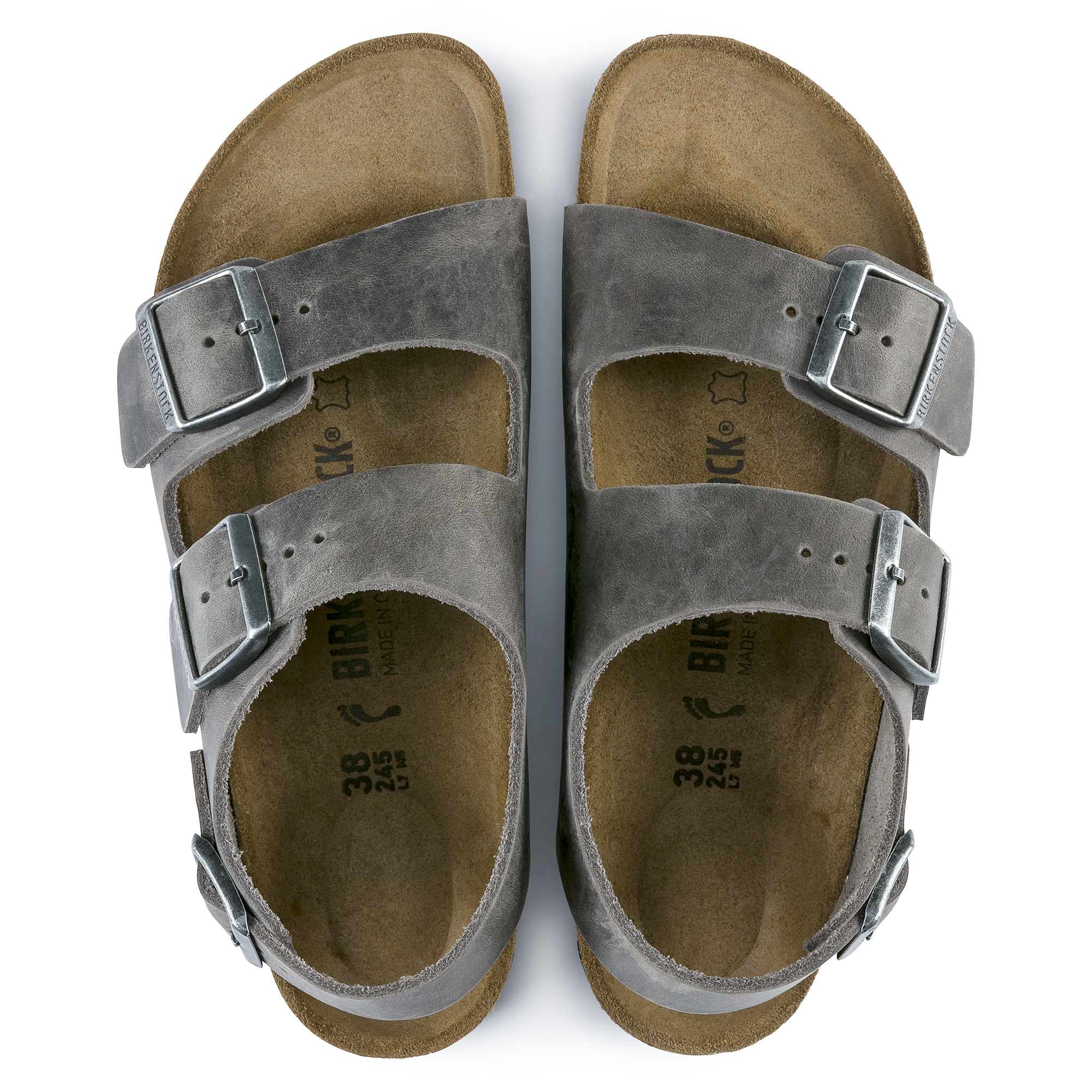 birkenstock milano leather sandals