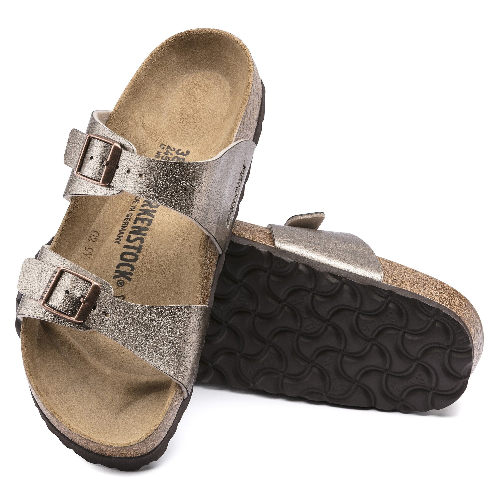 Birkenstock Sydney Birko Flor Regular Women s Sandals Graceful Taupe