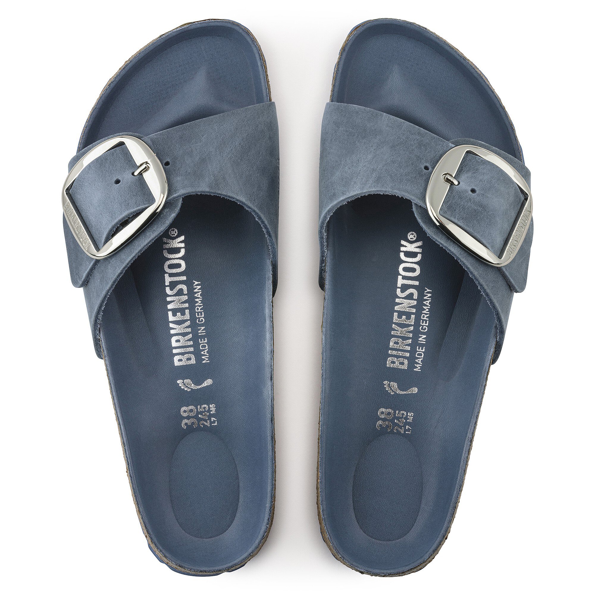 Madrid Big Buckle Leather Dusty | BIRKENSTOCK