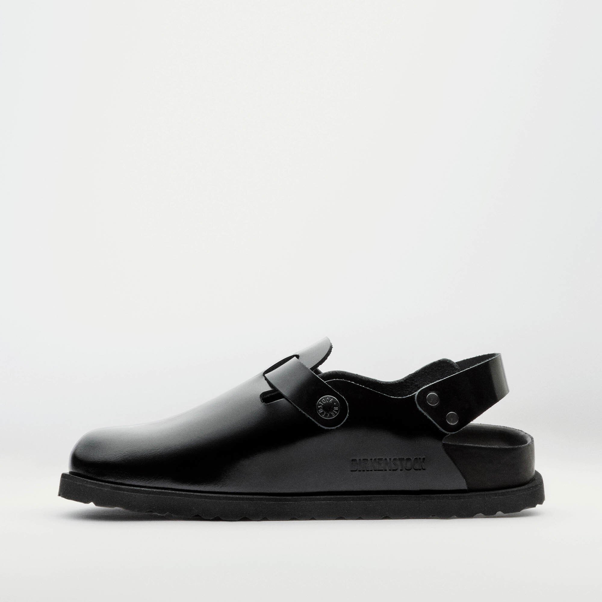 【関税込み】Birkenstock ブラック ナロー Tokio II クロッグ Tokio II Natural Leather Premium Black | BIRKENSTOCK