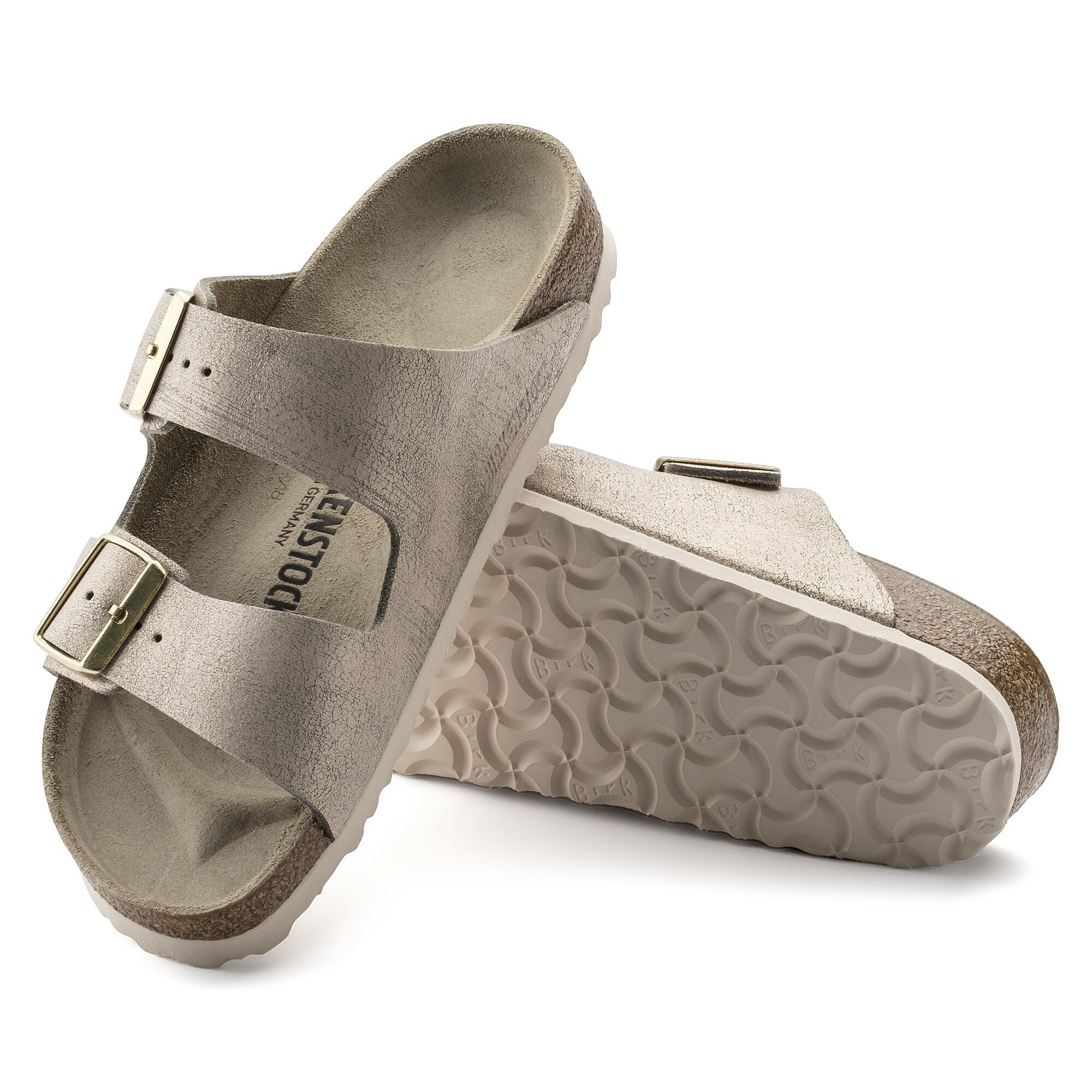 rose gold birkenstock