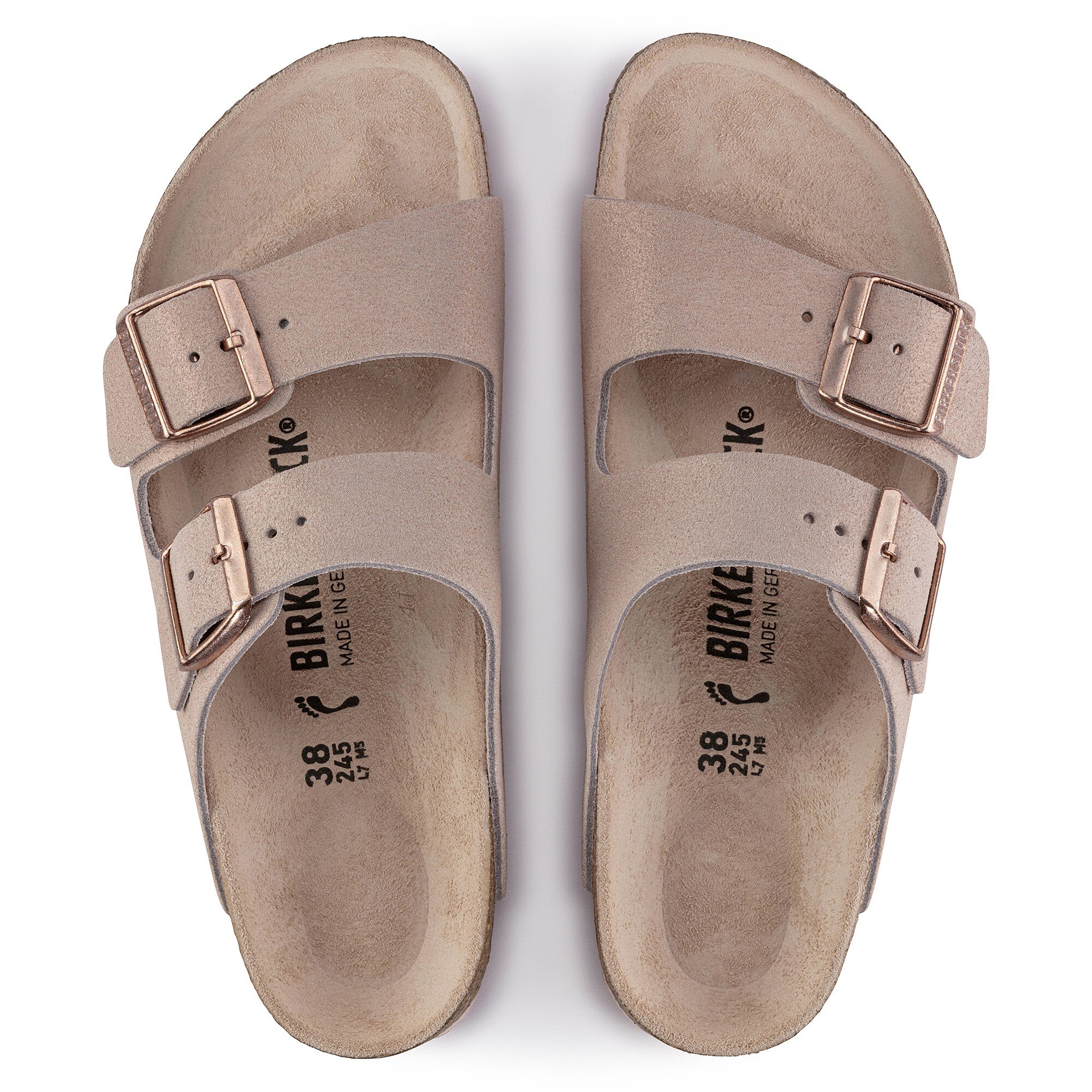 Birkenstock Arizona Shimmer Suede Sandal - 20738307